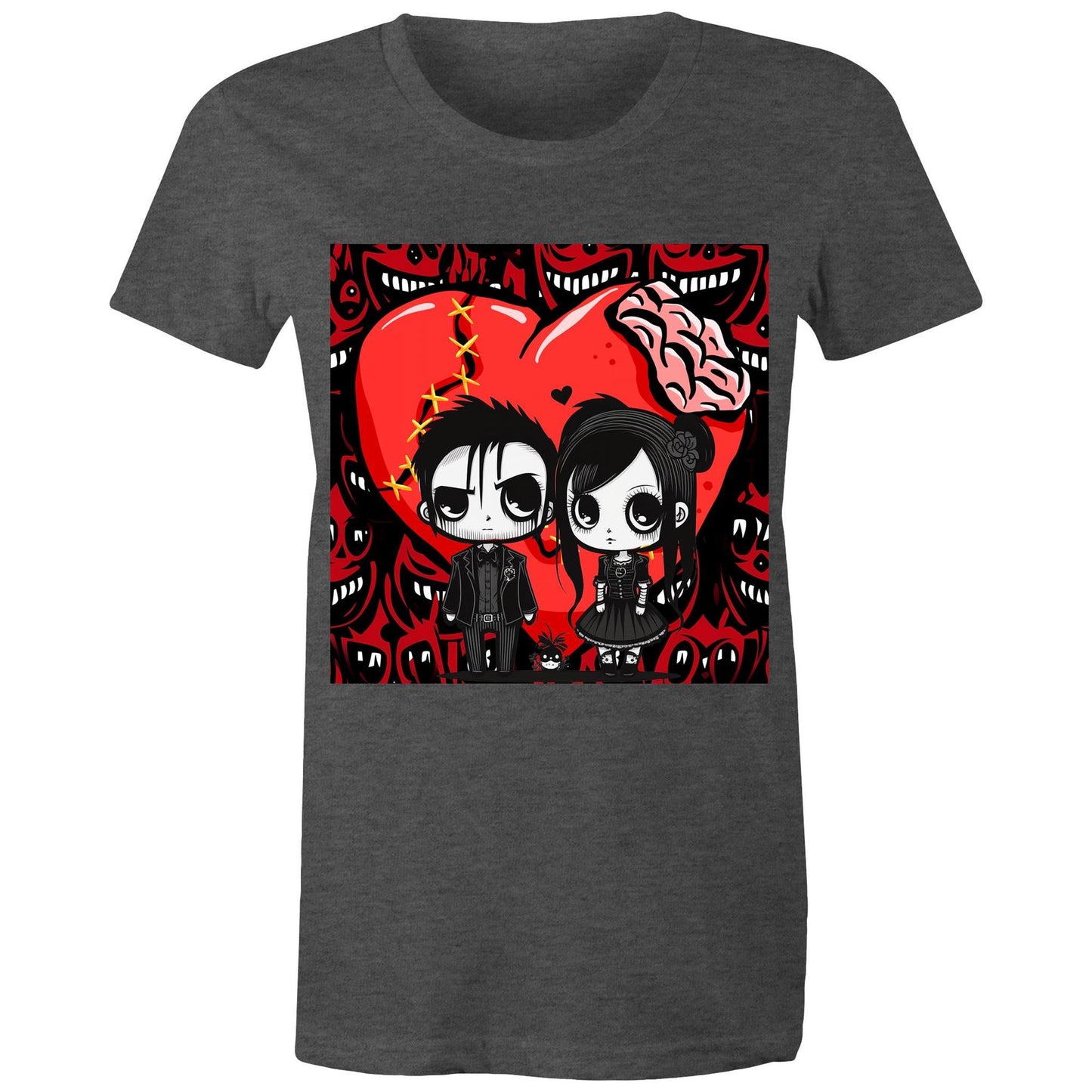 Red And Black Halloween - Women's Tee