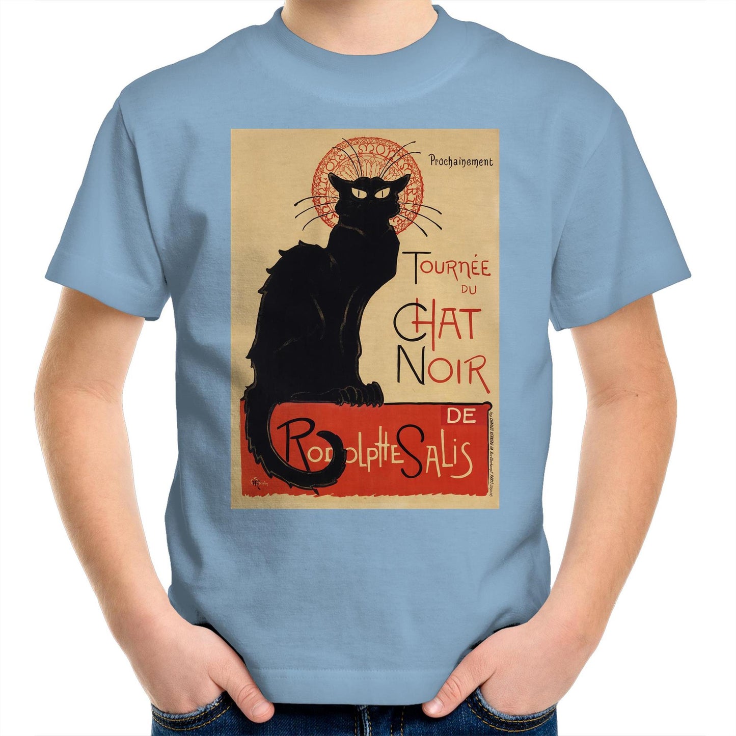 Tournée du Chat Noir by Théophile Alexandre Steinlen - Kids T-Shirt