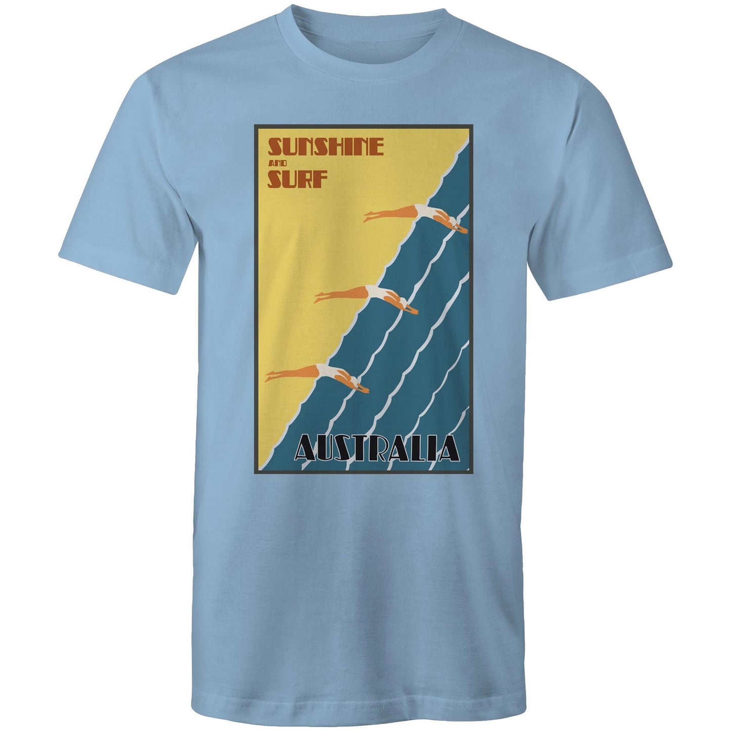 Sunshine & Surf Australia - Mens T-Shirt