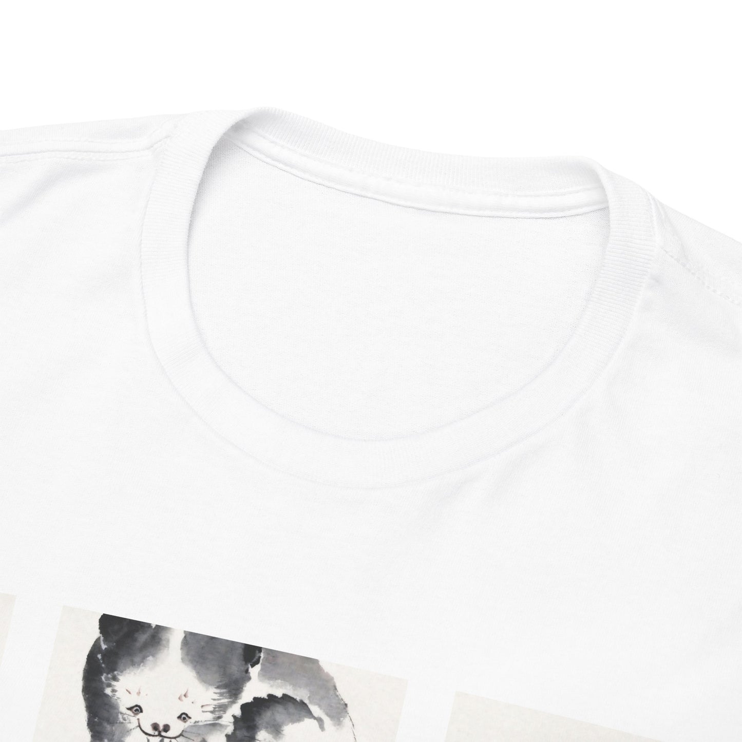 Japanese Cat by Katsushika Hokusai - Unisex T-Shirt