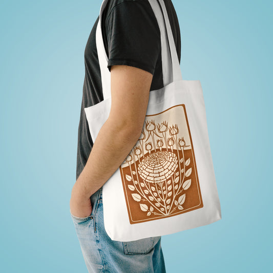 Rose Bush by Julie de Graag - Cotton Tote Bag