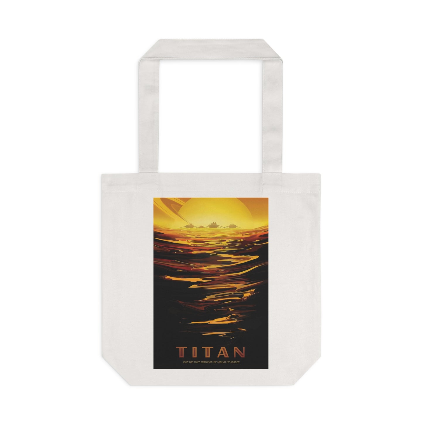 Titan by NASA - Cotton Tote Bag