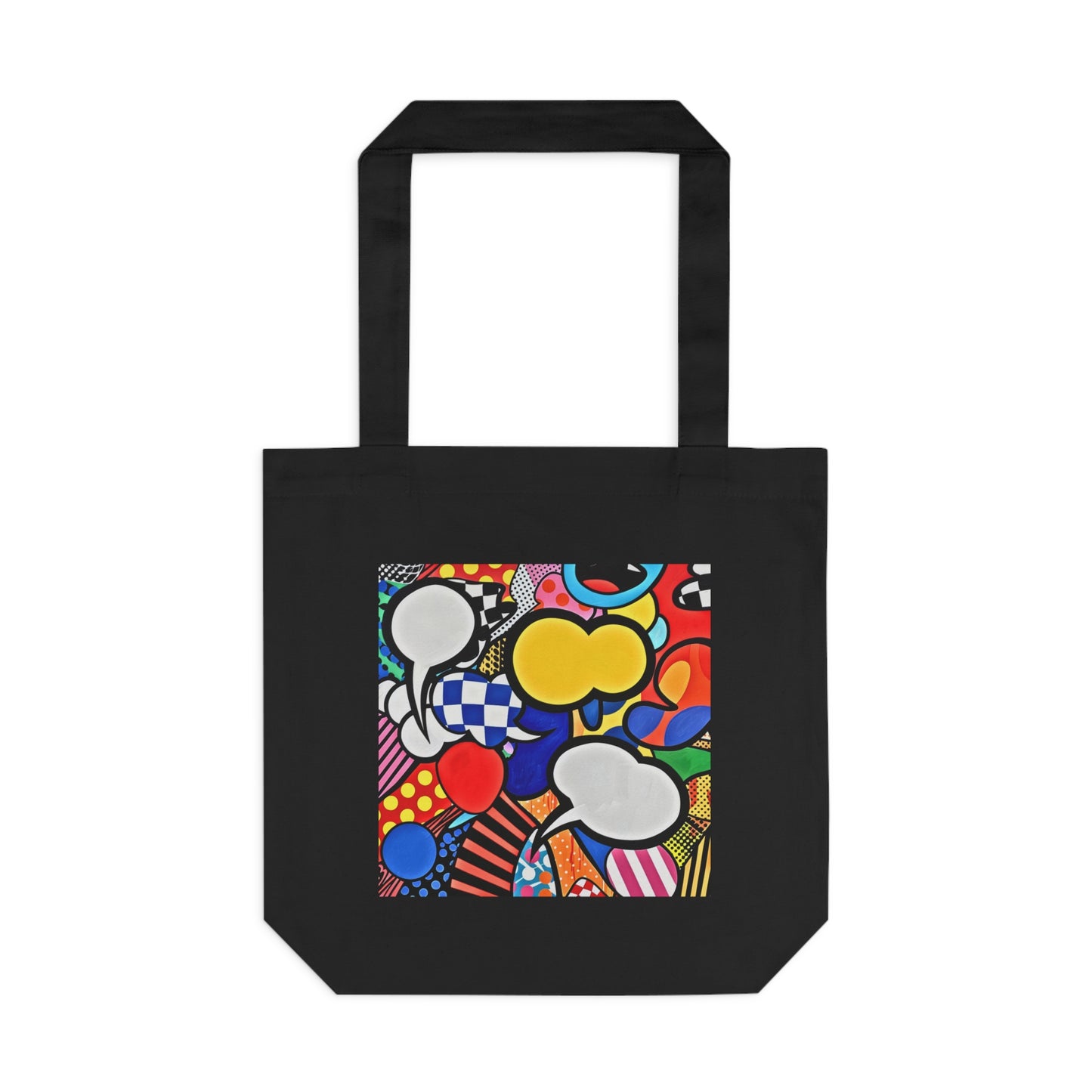 Pop Art Chat Bubble - Cotton Tote Bag
