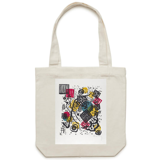 Small Worlds V by Wassily Kandinsky - Canvas Tote Bag