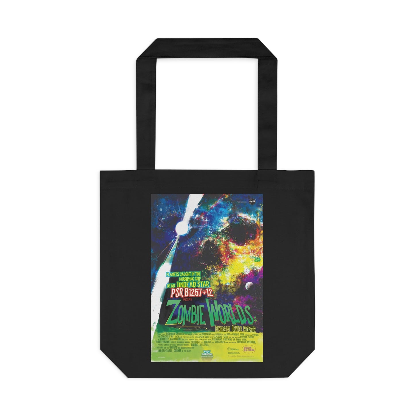Zombie Worlds by NASA - Cotton Tote Bag