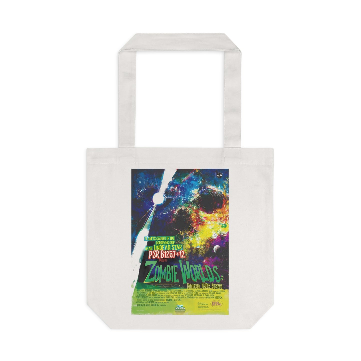 Zombie Worlds by NASA - Cotton Tote Bag