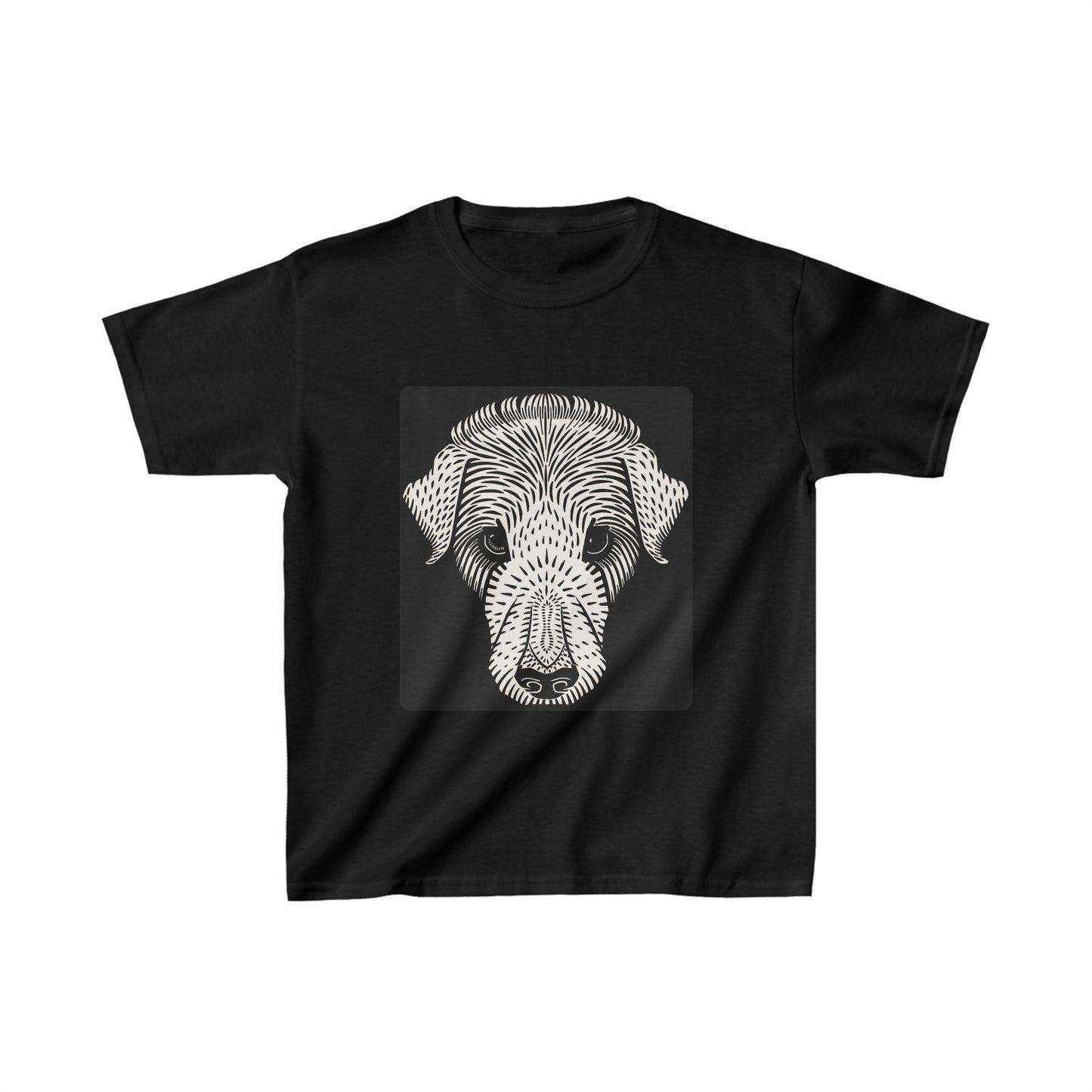 Dog's Head by Julie de Graag - Kids T-Shirt
