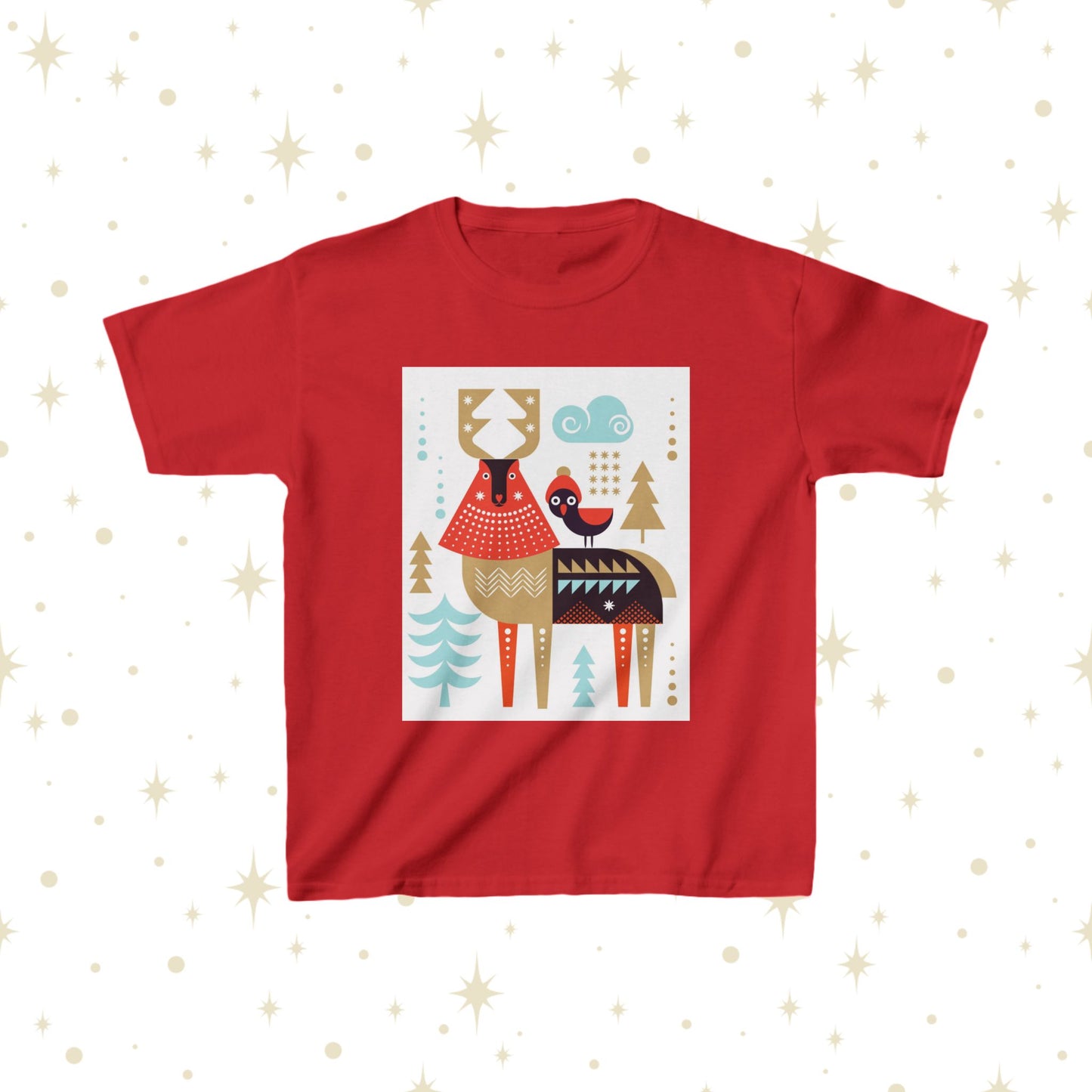 Christmas Reindeer - Kids T-Shirt