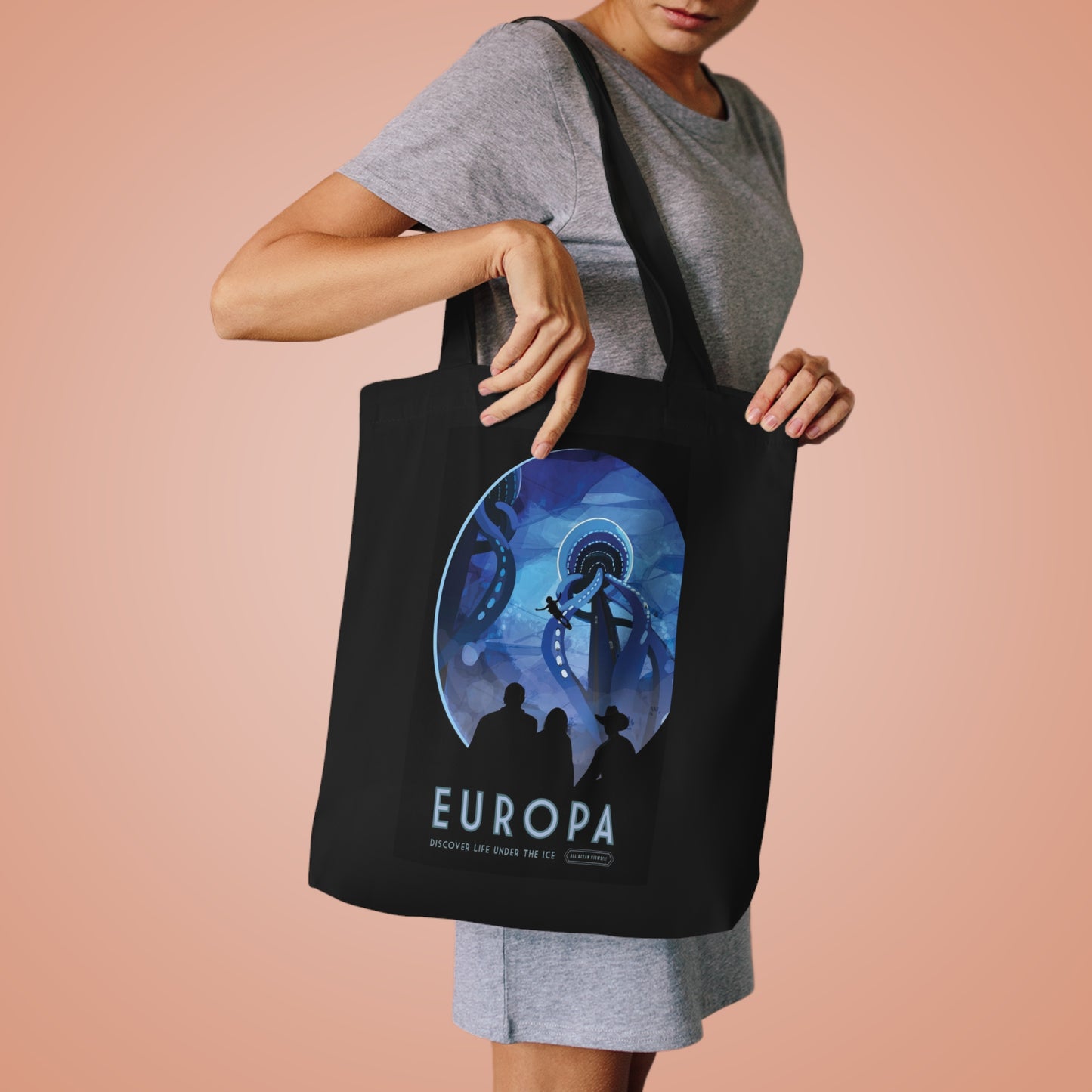 Europa by NASA - Cotton Tote Bag