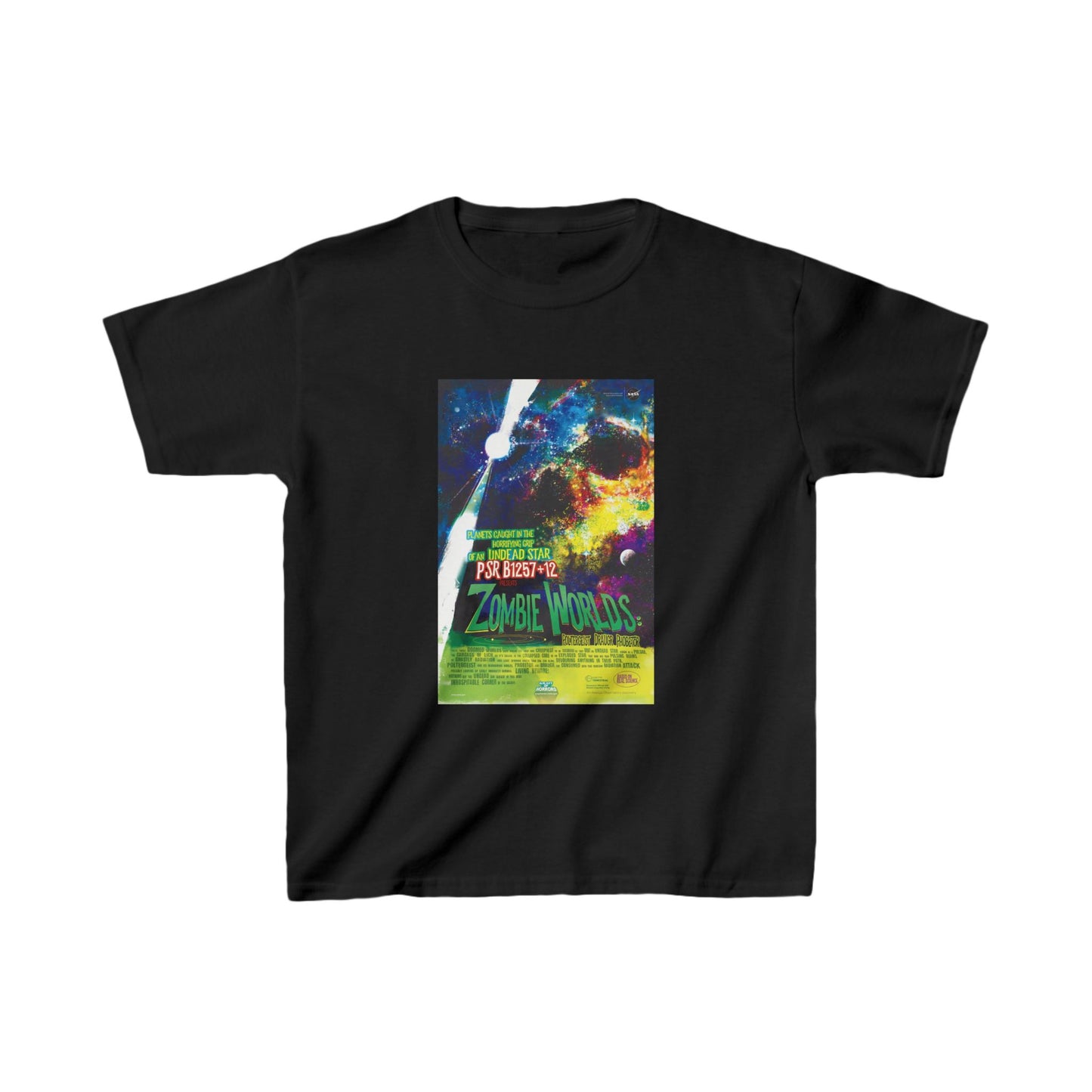 Zombie Worlds by NASA - Kids T-Shirt