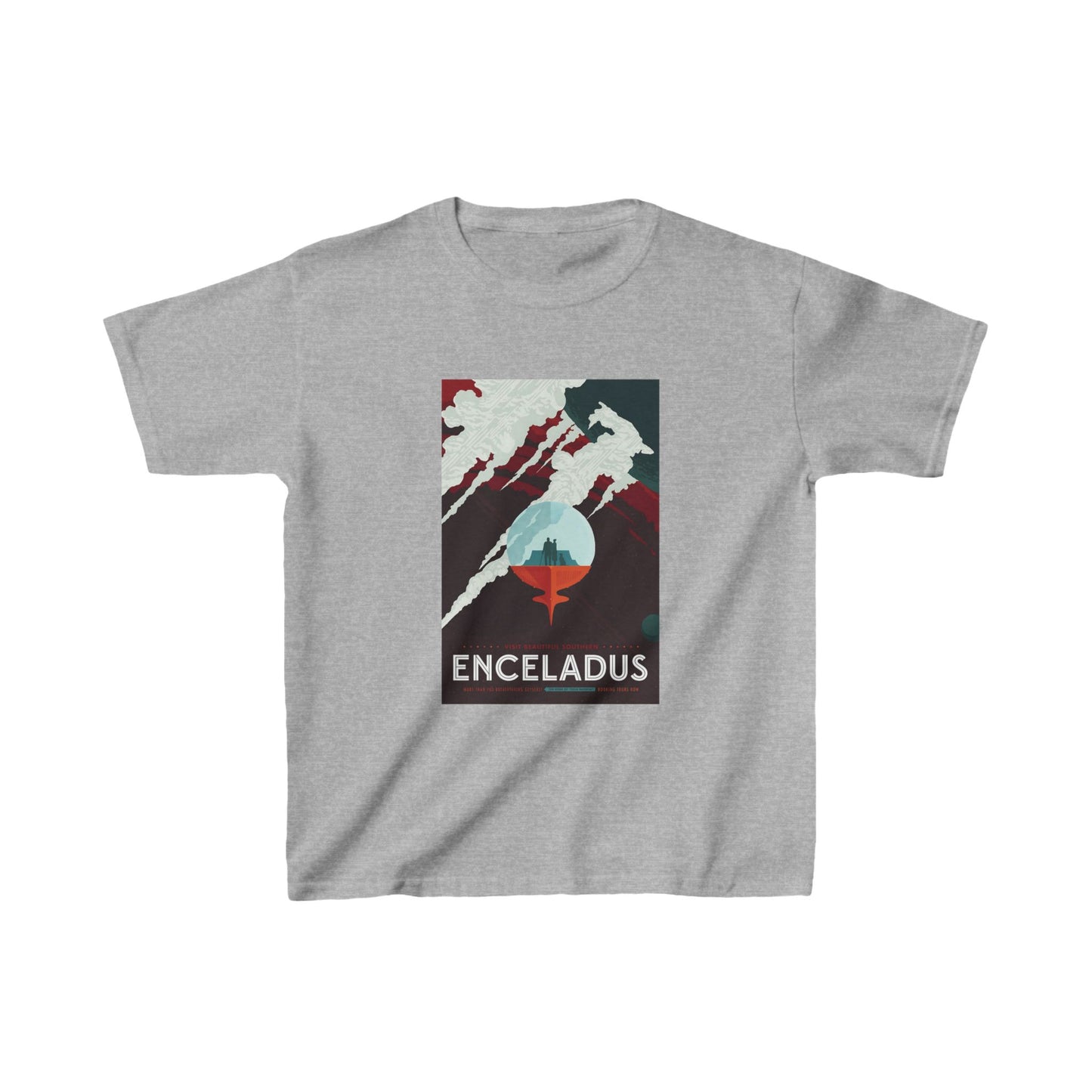 Enceladus by NASA - Kids T-Shirt
