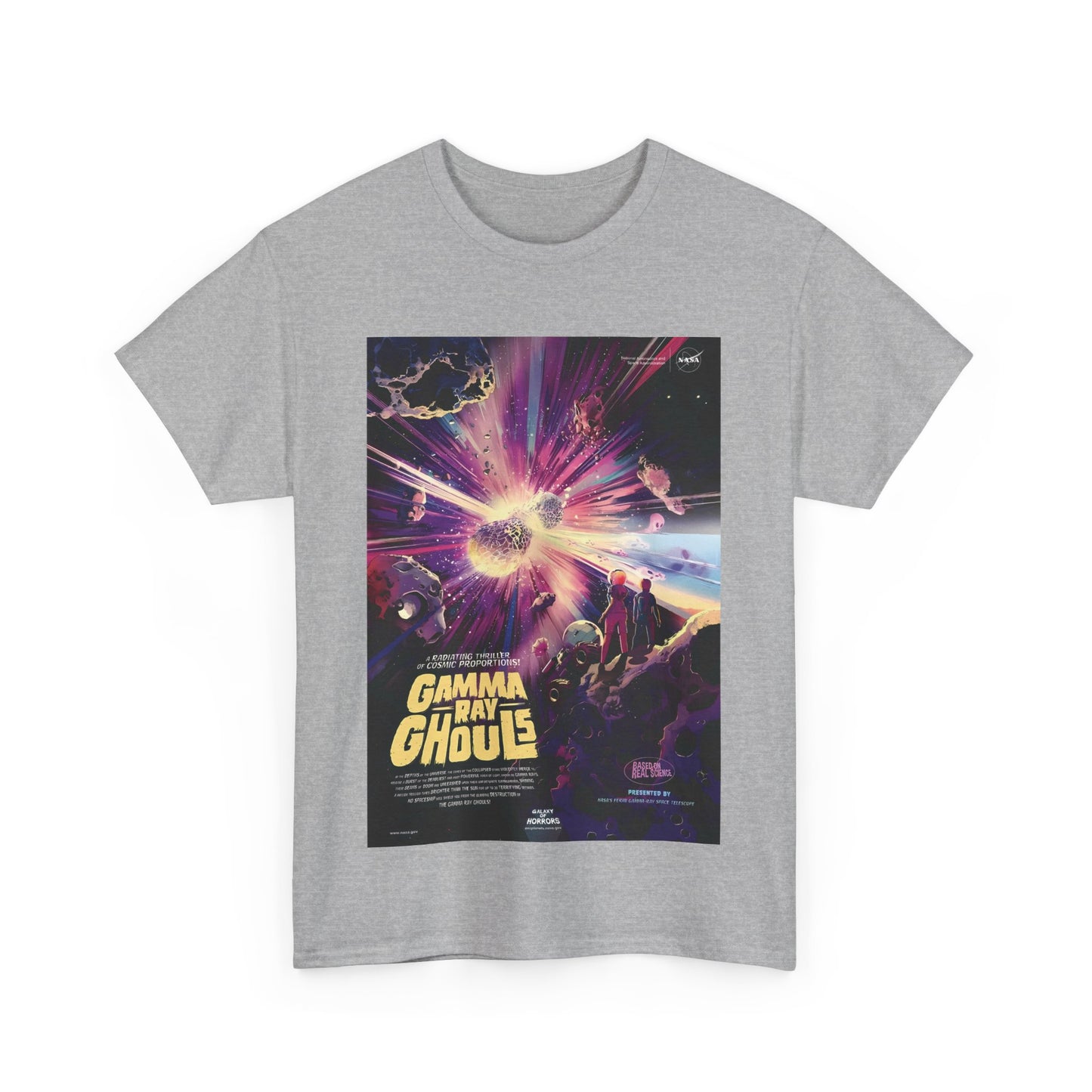 Gamma Ray Ghouls by NASA - Unisex T-Shirt