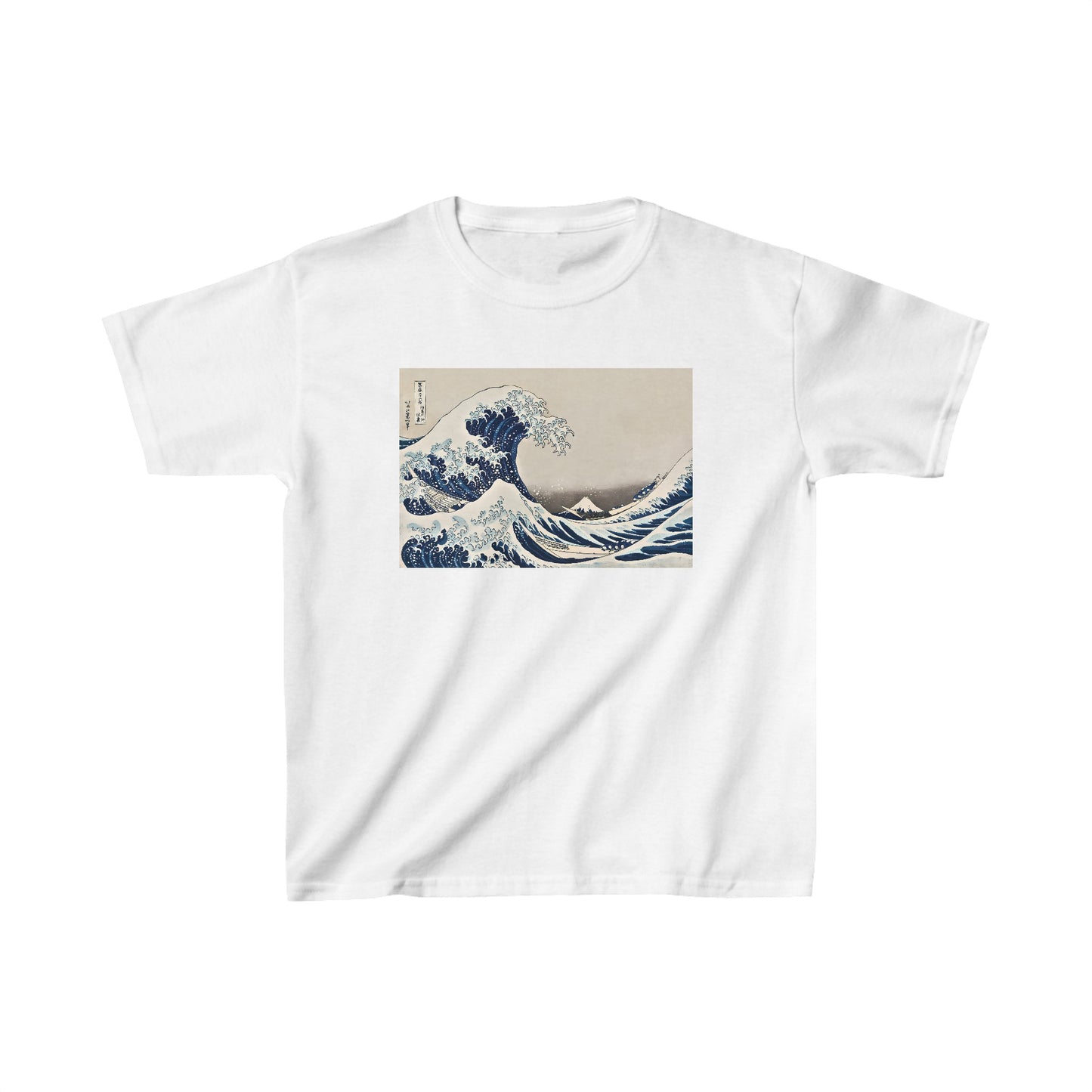 Under the Wave off Kanagawa by Katsushika Hokusai - Kids T-Shirt