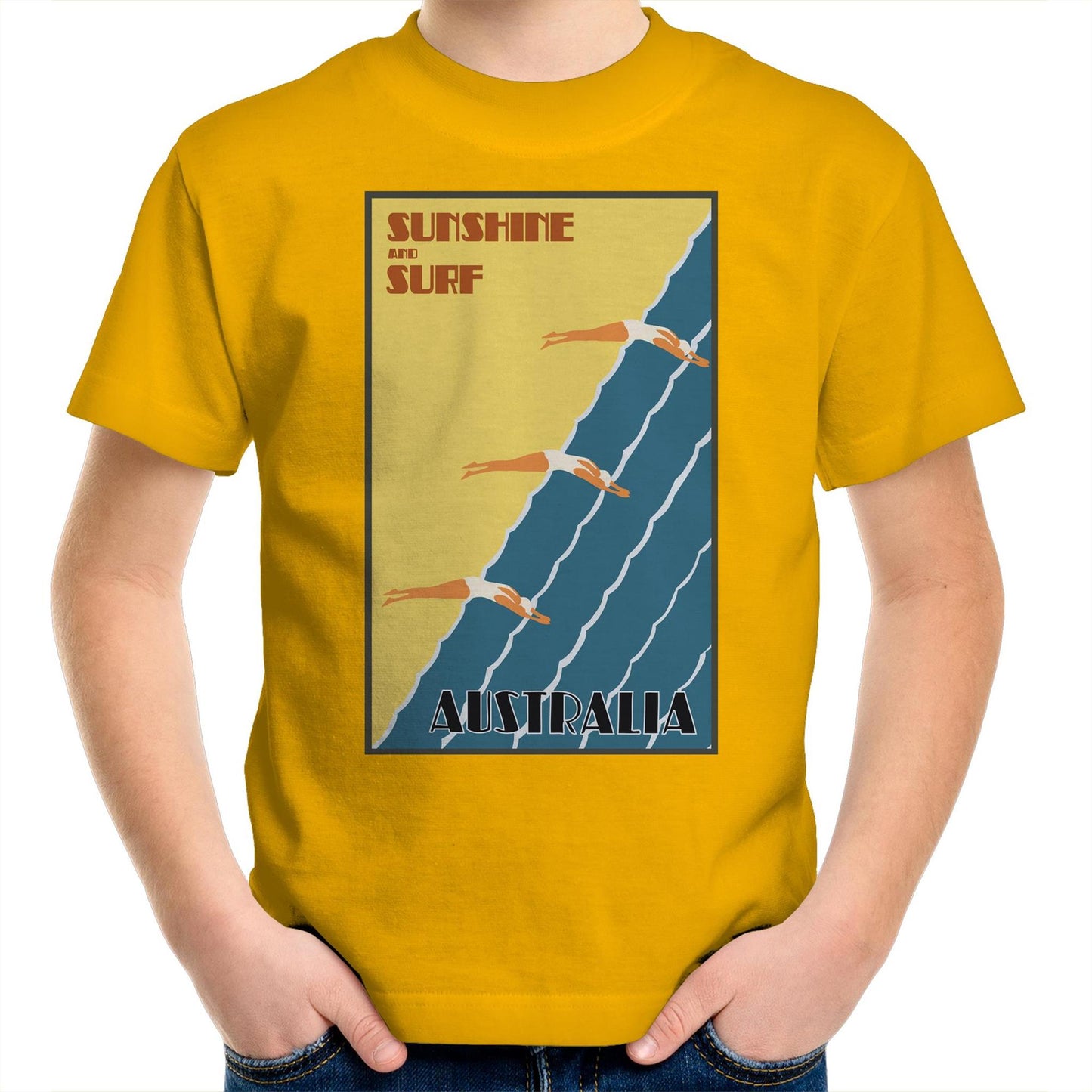 Sunshine & Surf Australia - Kids T-Shirt