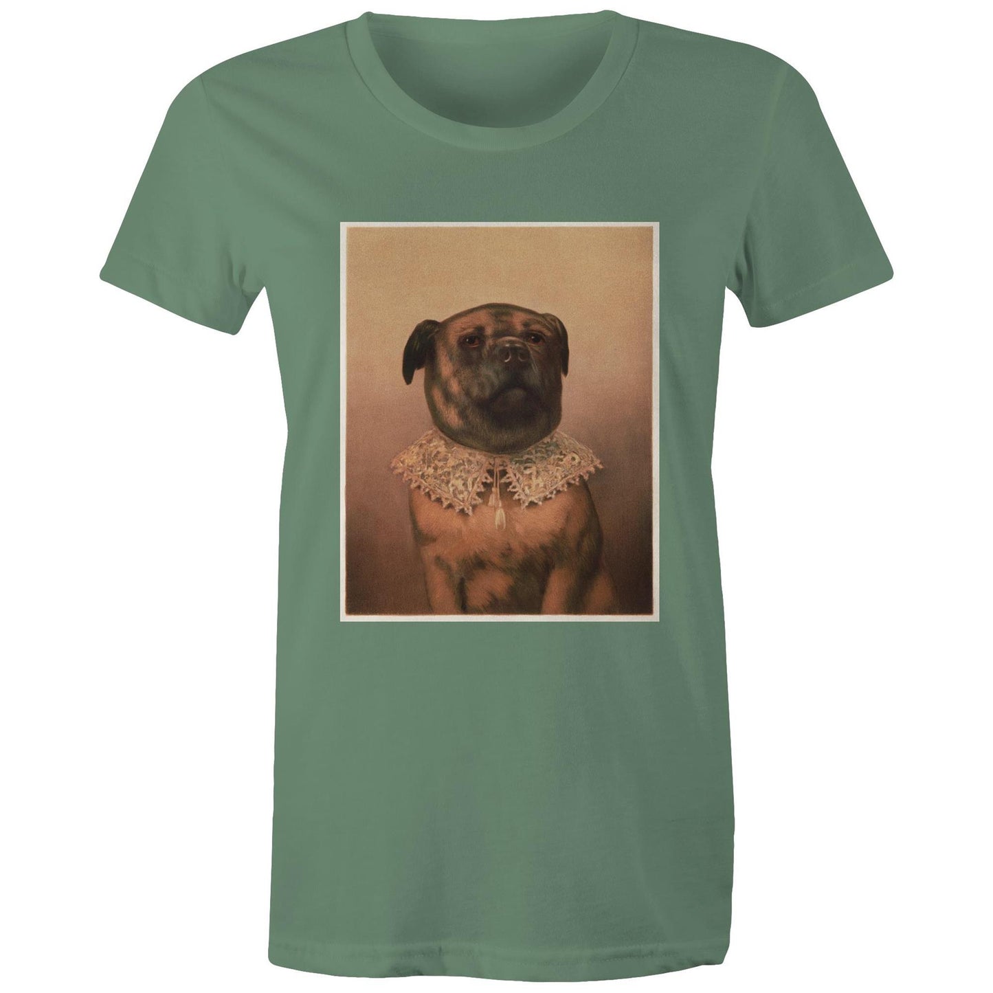 Uncle Tobey Dog by Frederick Dielman - Women's Tee