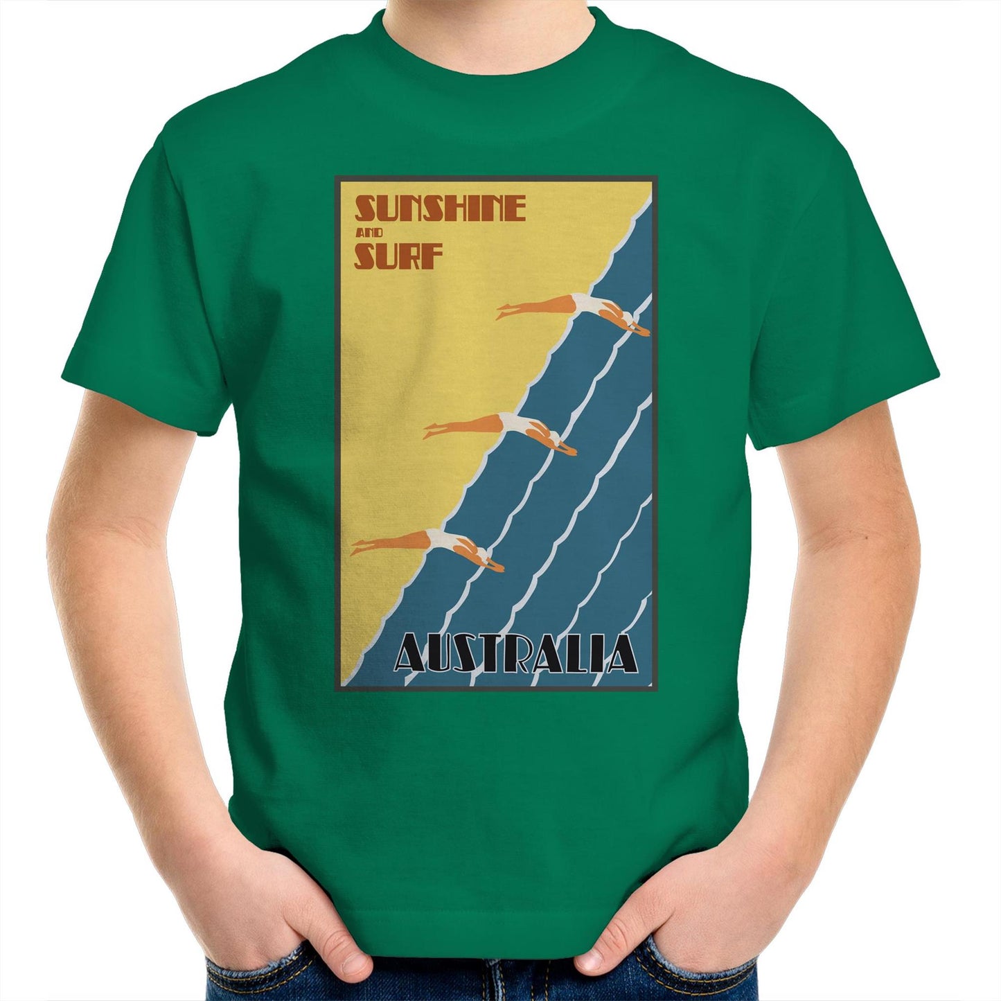Sunshine & Surf Australia - Kids T-Shirt