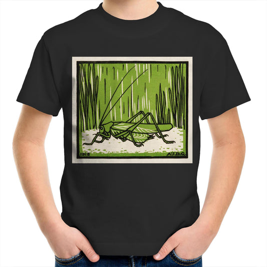 Grasshopper by Julie de Graag - Kids T-Shirt