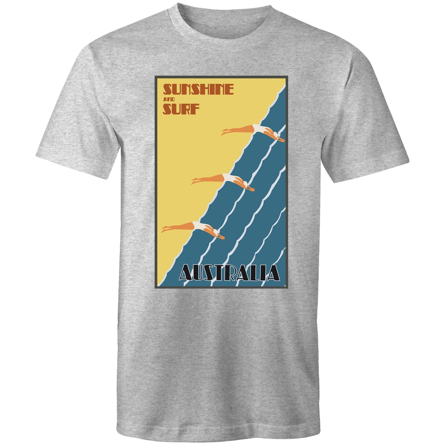 Sunshine & Surf Australia - Mens T-Shirt