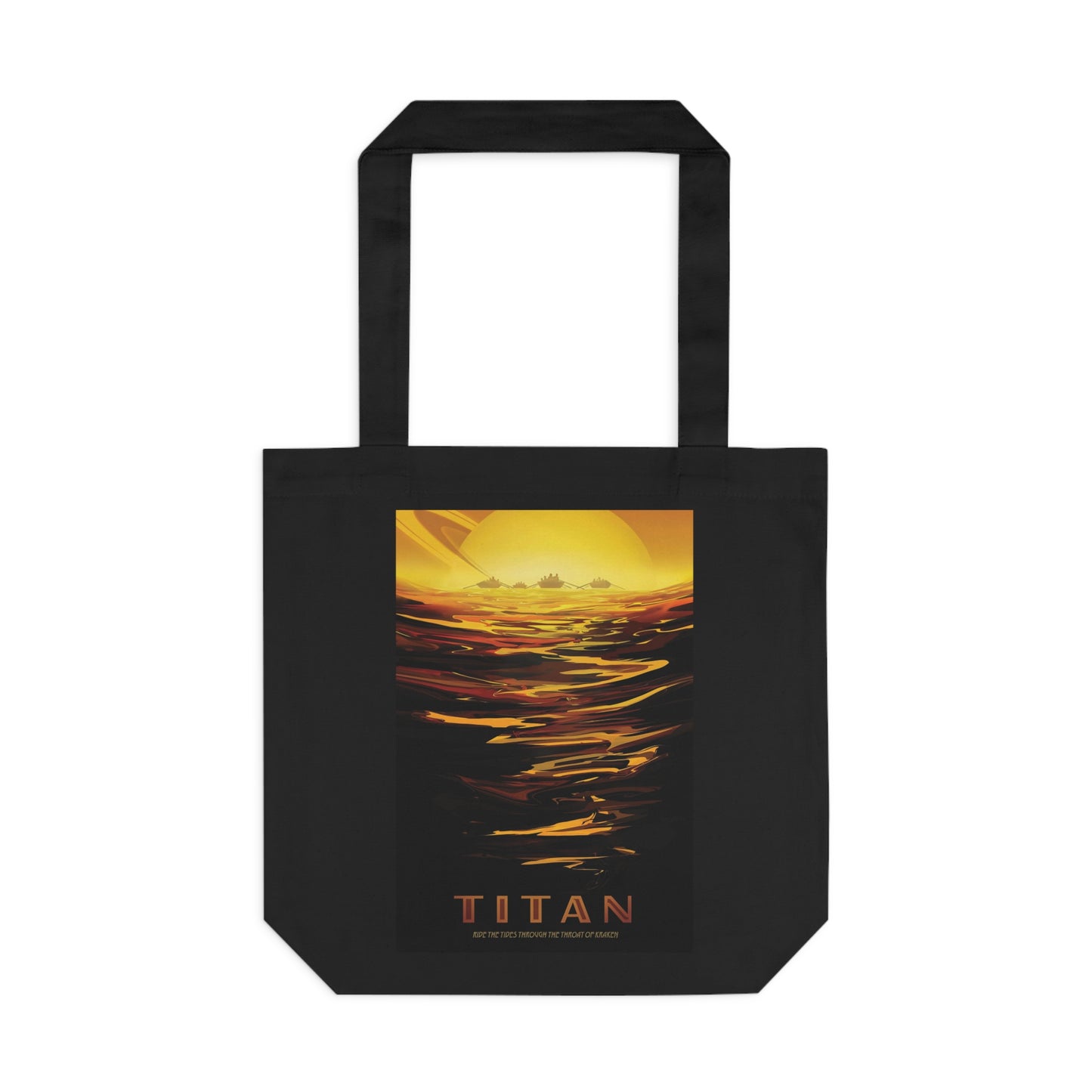 Titan by NASA - Cotton Tote Bag