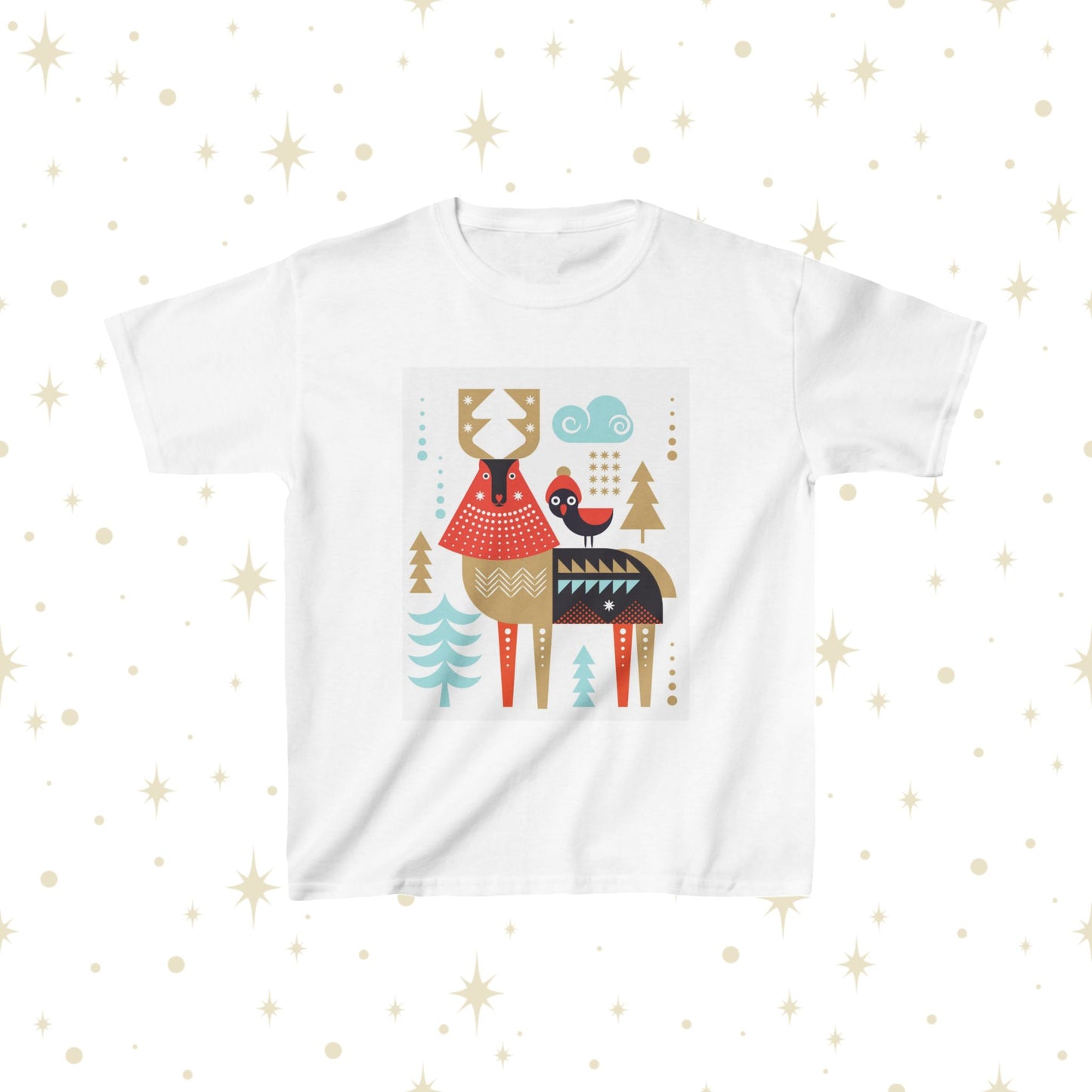 Christmas Reindeer - Kids T-Shirt