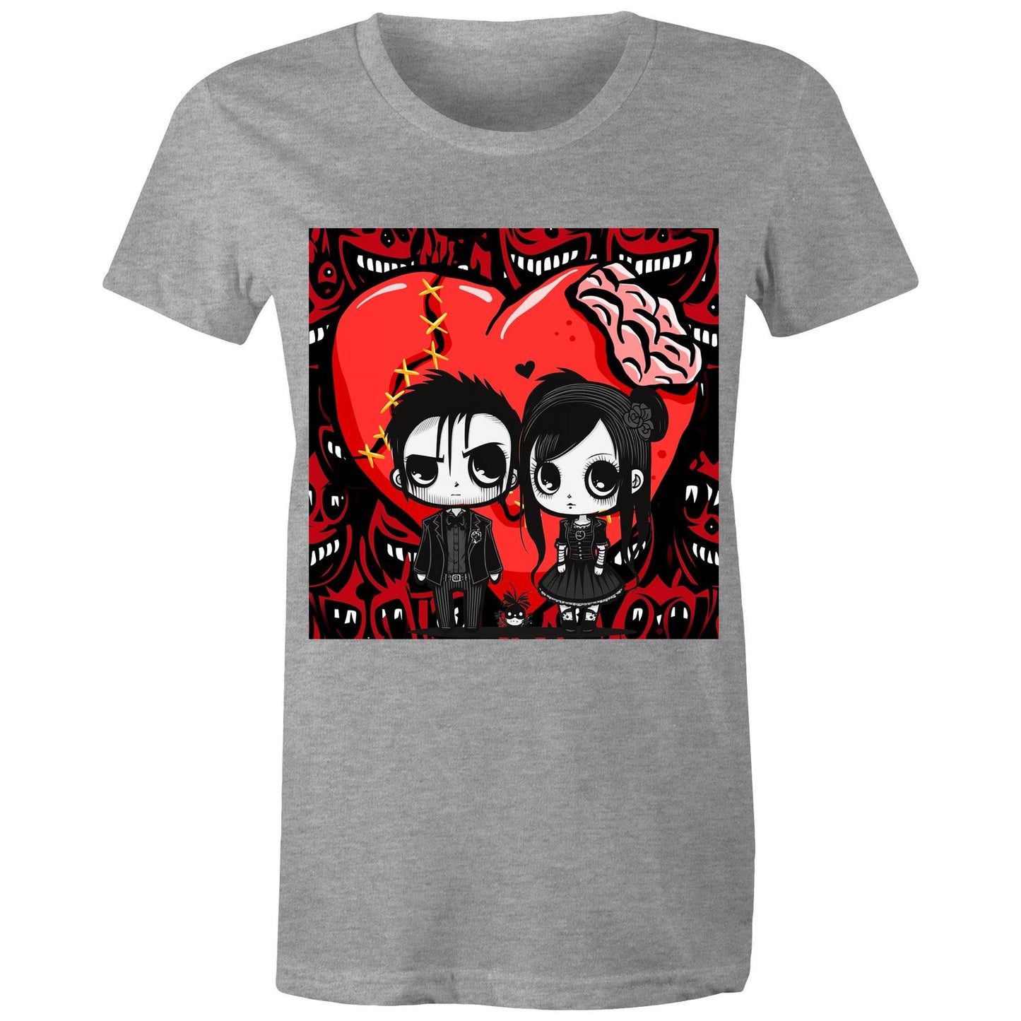 Red And Black Halloween - Women's Tee