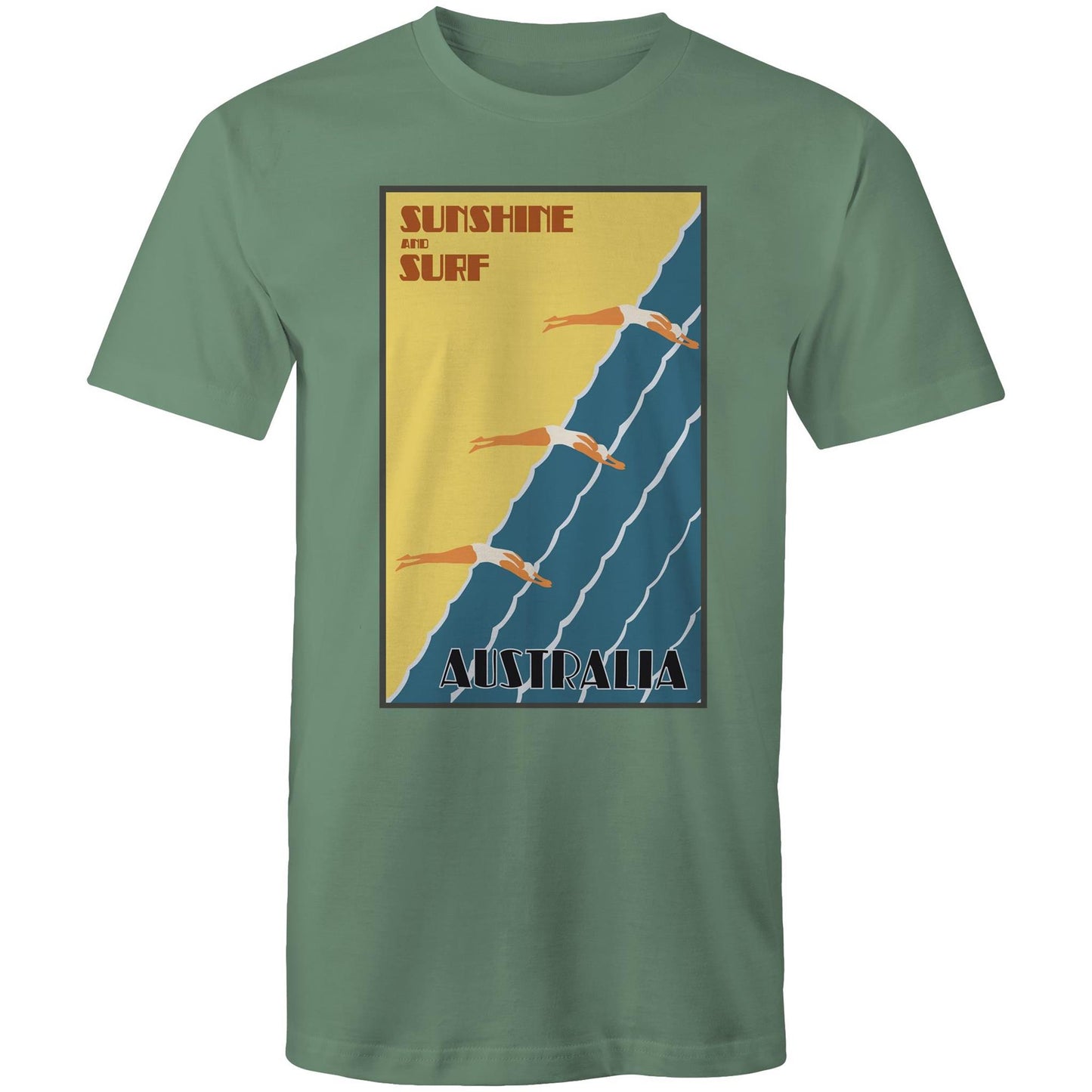 Sunshine & Surf Australia - Mens T-Shirt