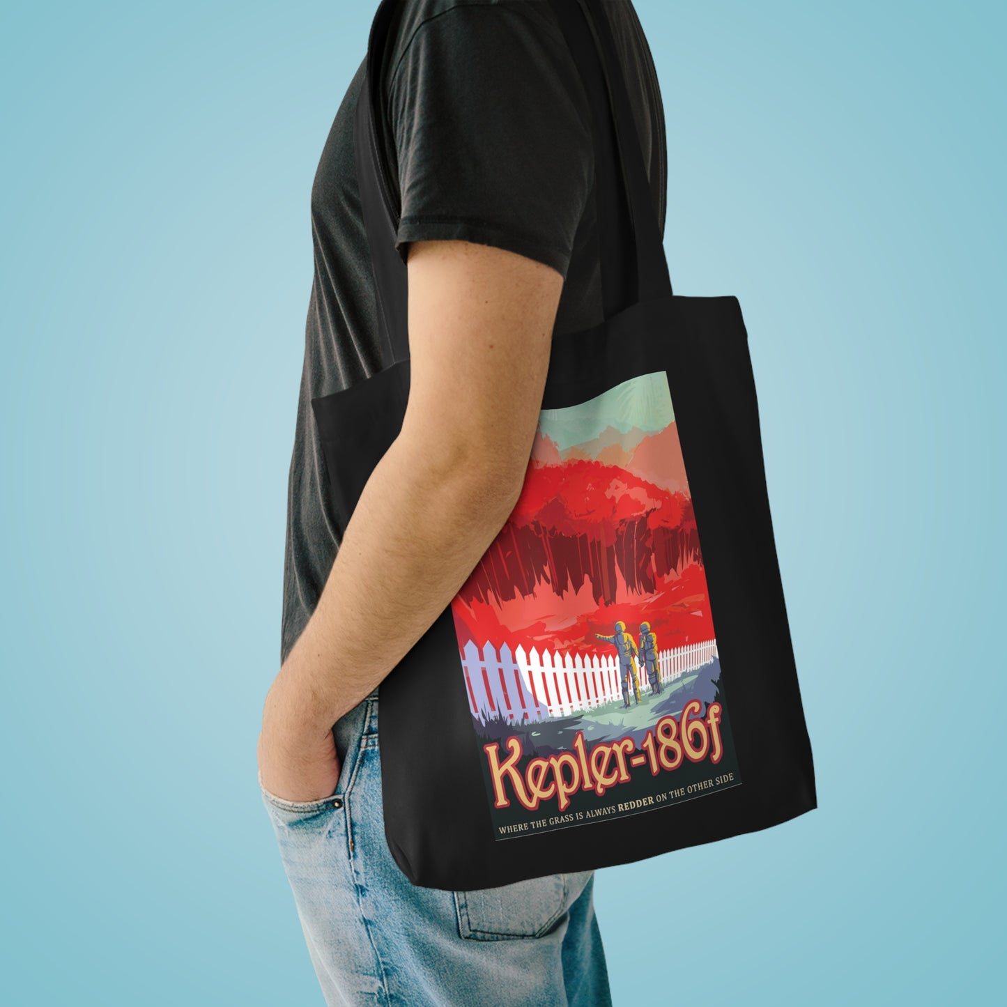 Kepler186f by NASA - Cotton Tote Bag