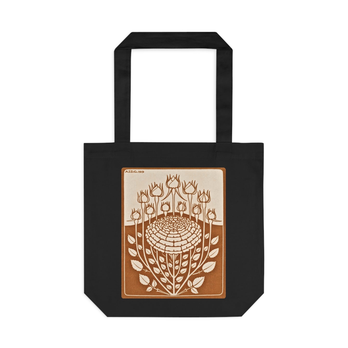 Rose Bush by Julie de Graag - Cotton Tote Bag