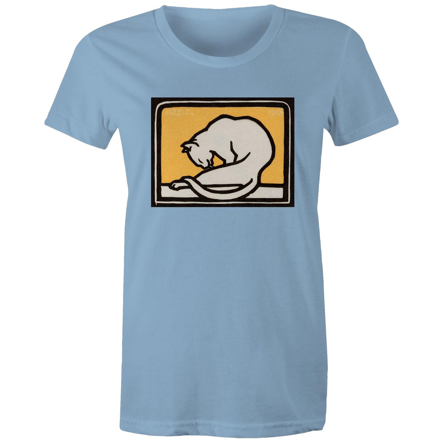 A Waxing Cat by Julie de Graag - Women's Tee