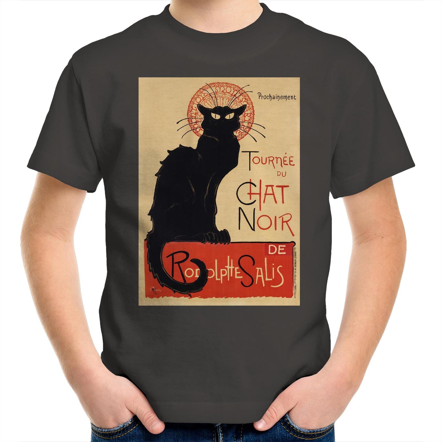 Tournée du Chat Noir by Théophile Alexandre Steinlen - Kids T-Shirt