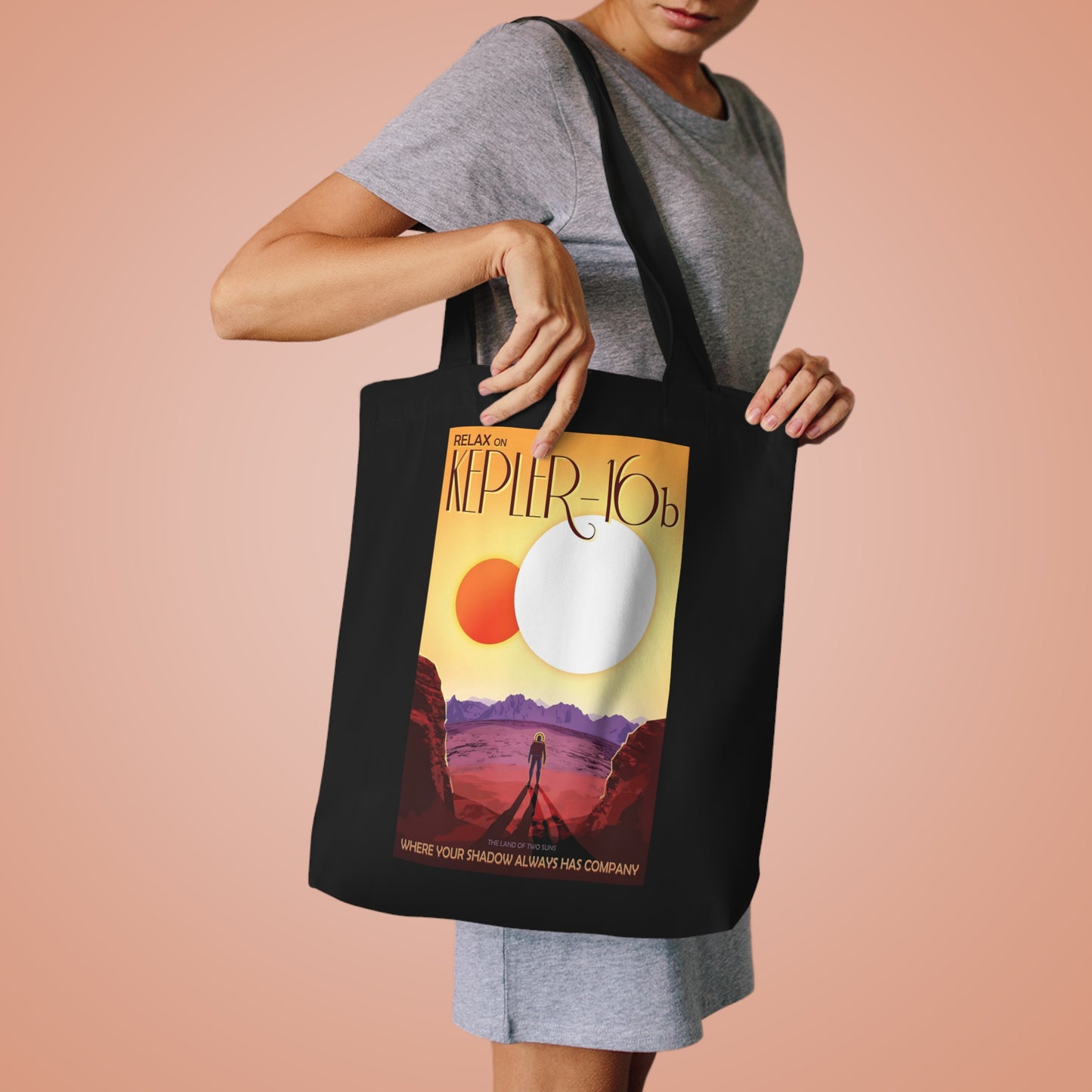 Kepler16b by NASA - Cotton Tote Bag