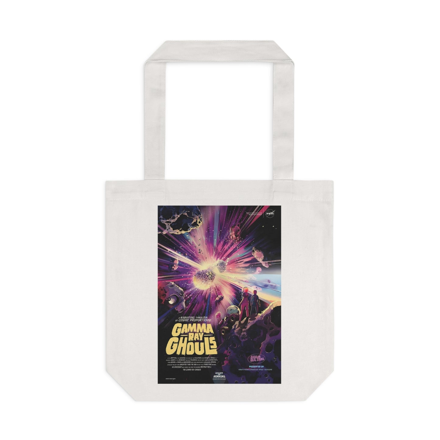 Gamma Ray Ghouls by NASA - Cotton Tote Bag