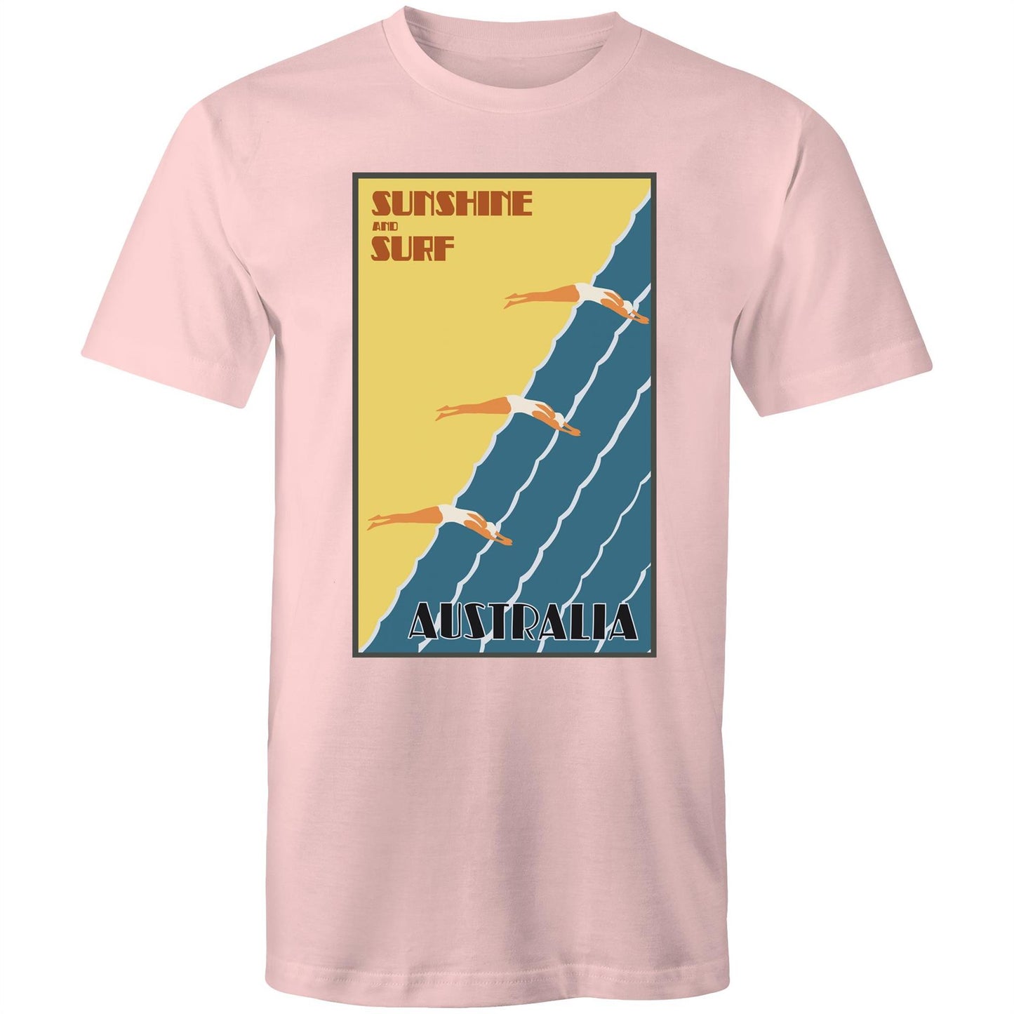 Sunshine & Surf Australia - Mens T-Shirt