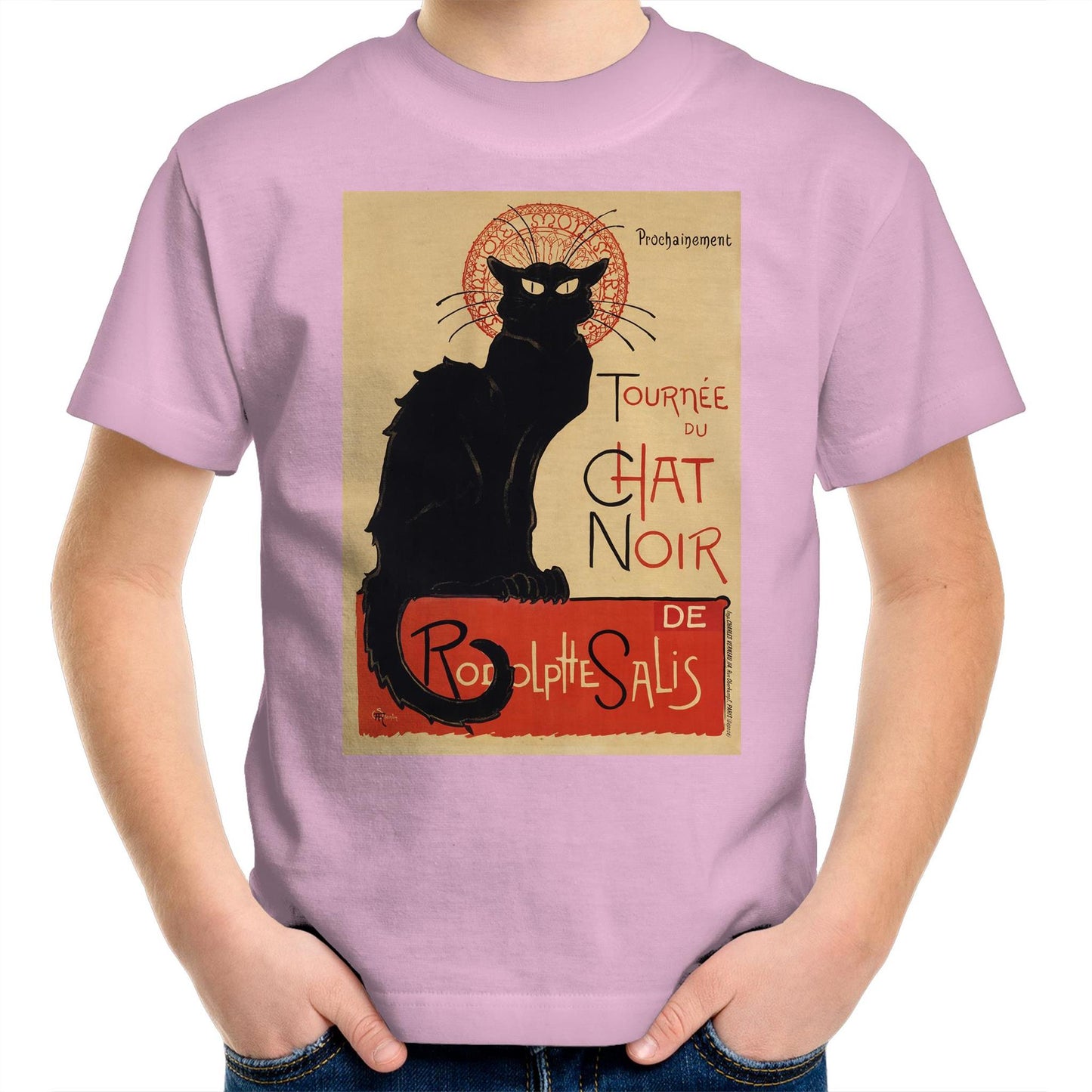Tournée du Chat Noir by Théophile Alexandre Steinlen - Kids T-Shirt