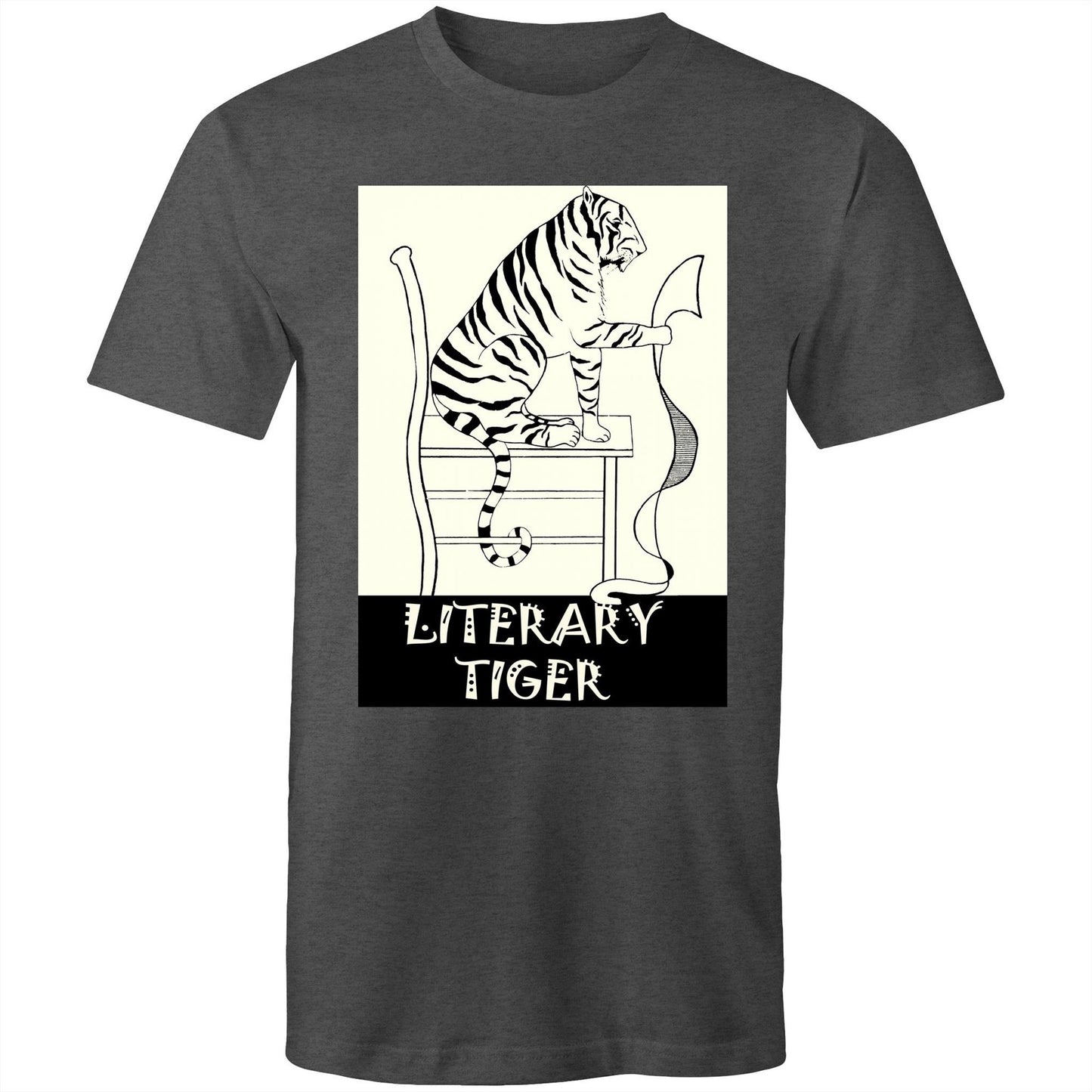 Literary Tiger - Mens T-Shirt
