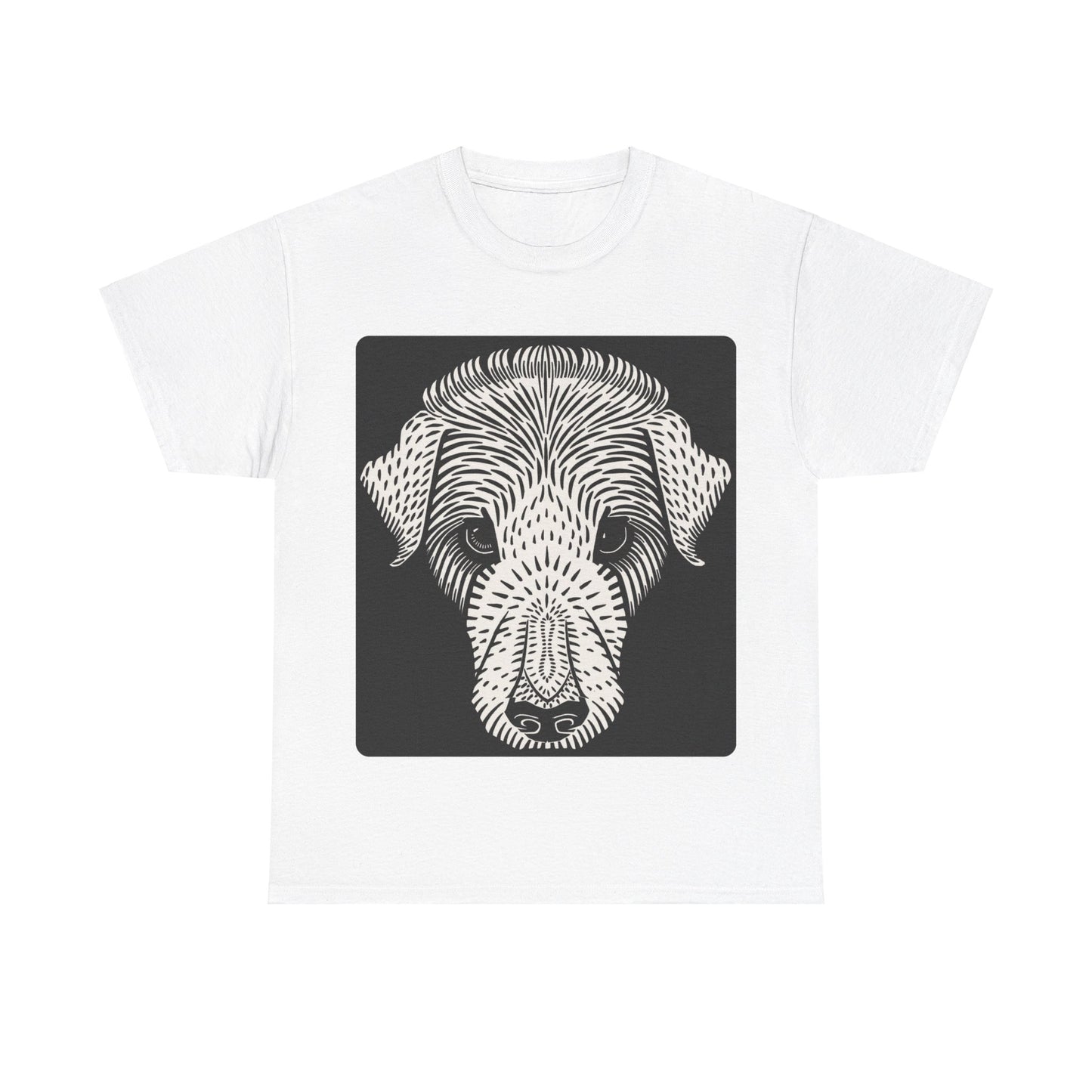 Dog's Head by Julie de Graag - Unisex T-Shirt