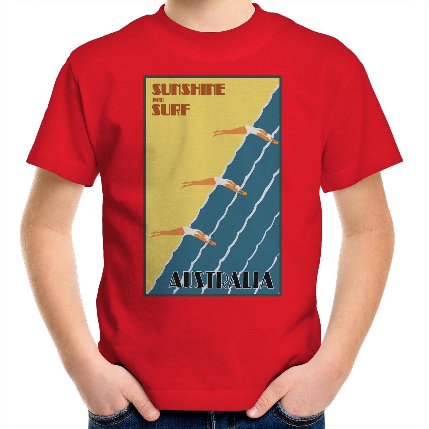 Sunshine & Surf Australia - Kids T-Shirt