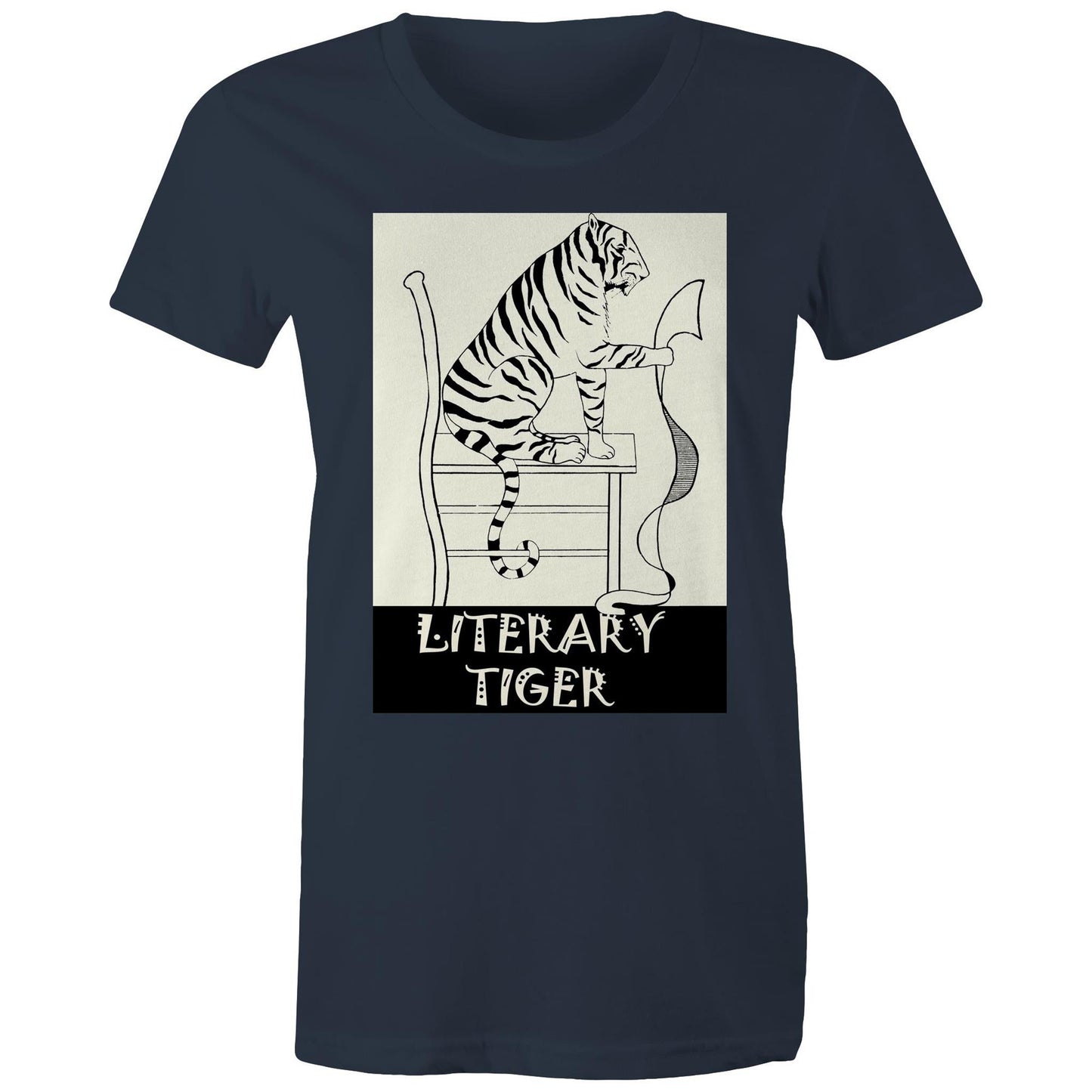 Literary Tiger - Women's Tee