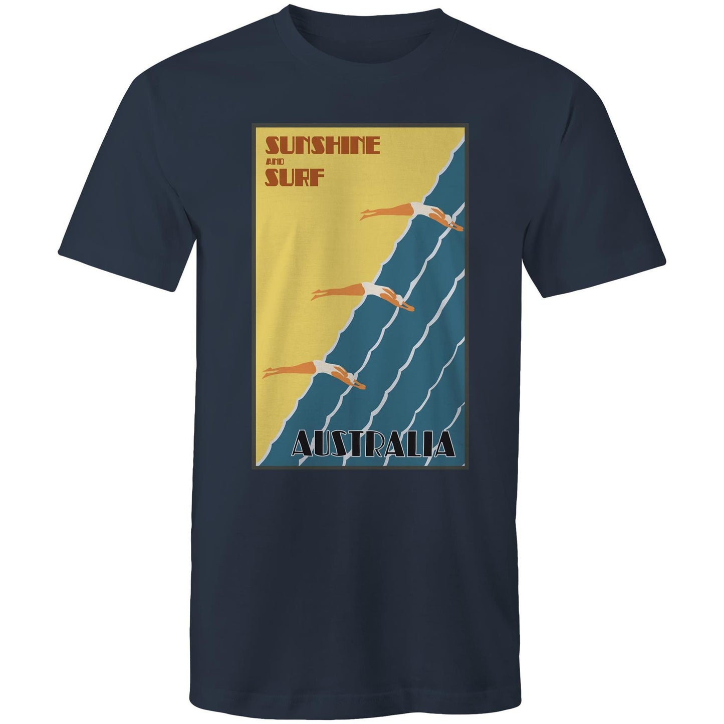 Sunshine & Surf Australia - Mens T-Shirt