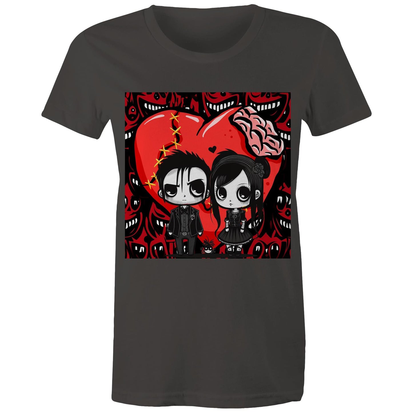Red And Black Halloween - Women's Tee