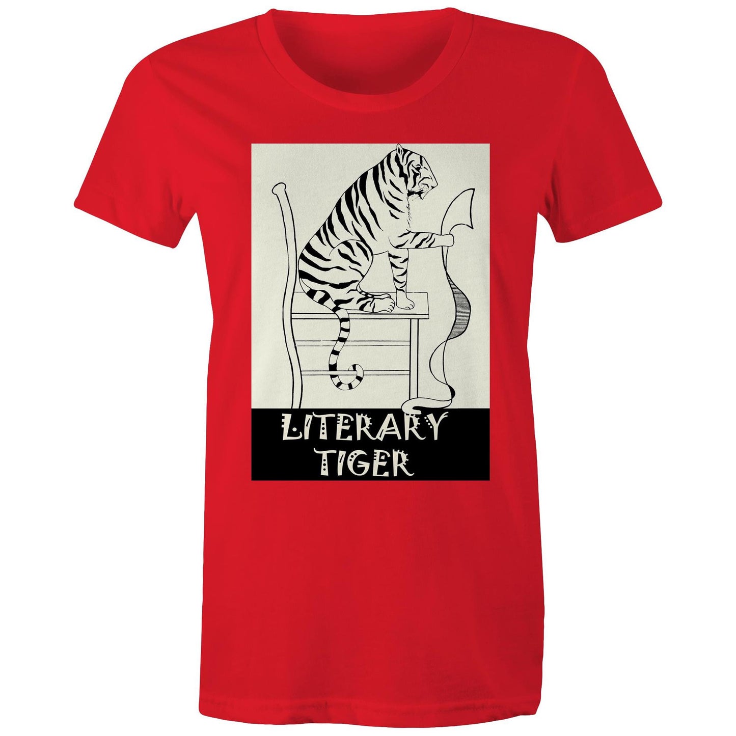 Literary Tiger - Women's Tee