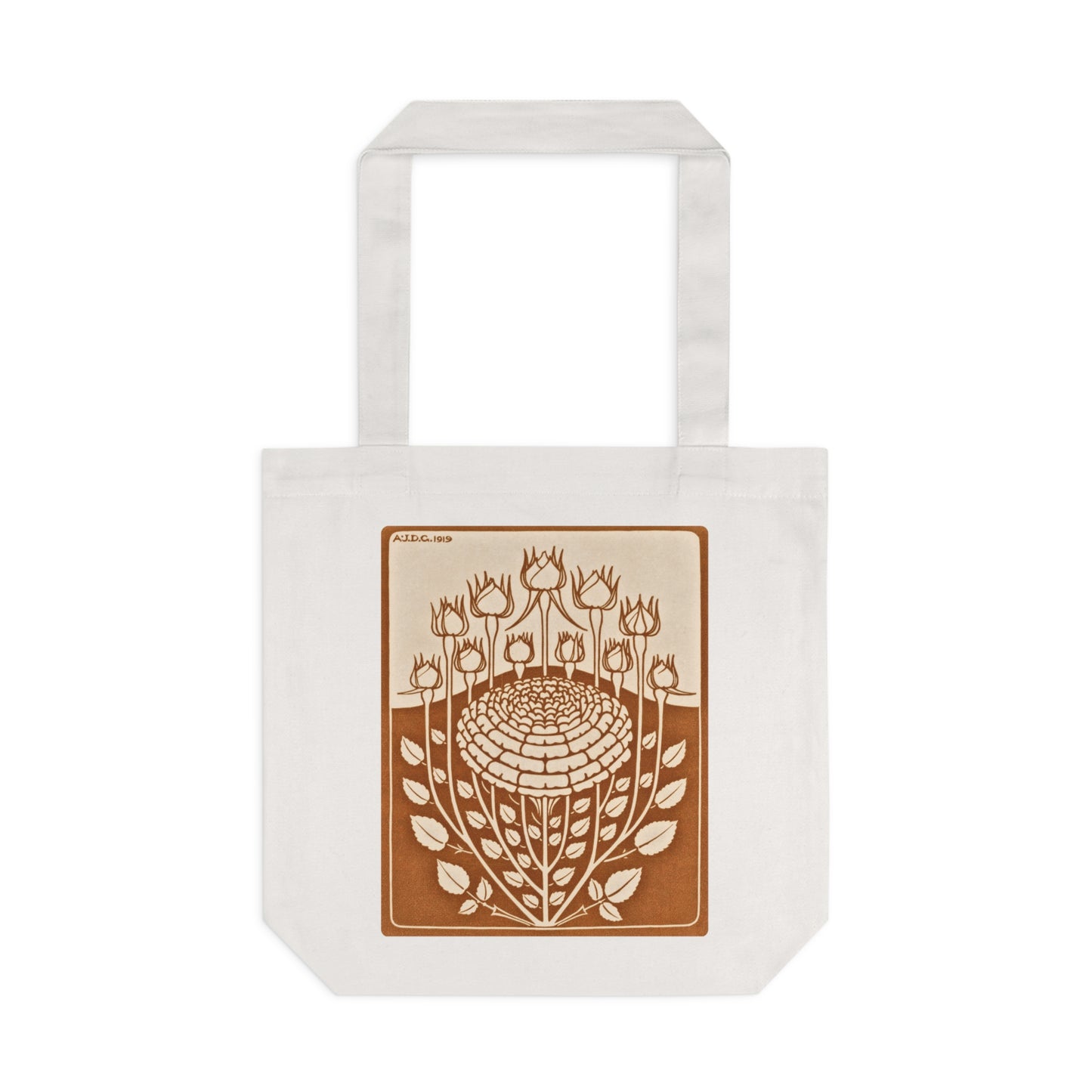 Rose Bush by Julie de Graag - Cotton Tote Bag