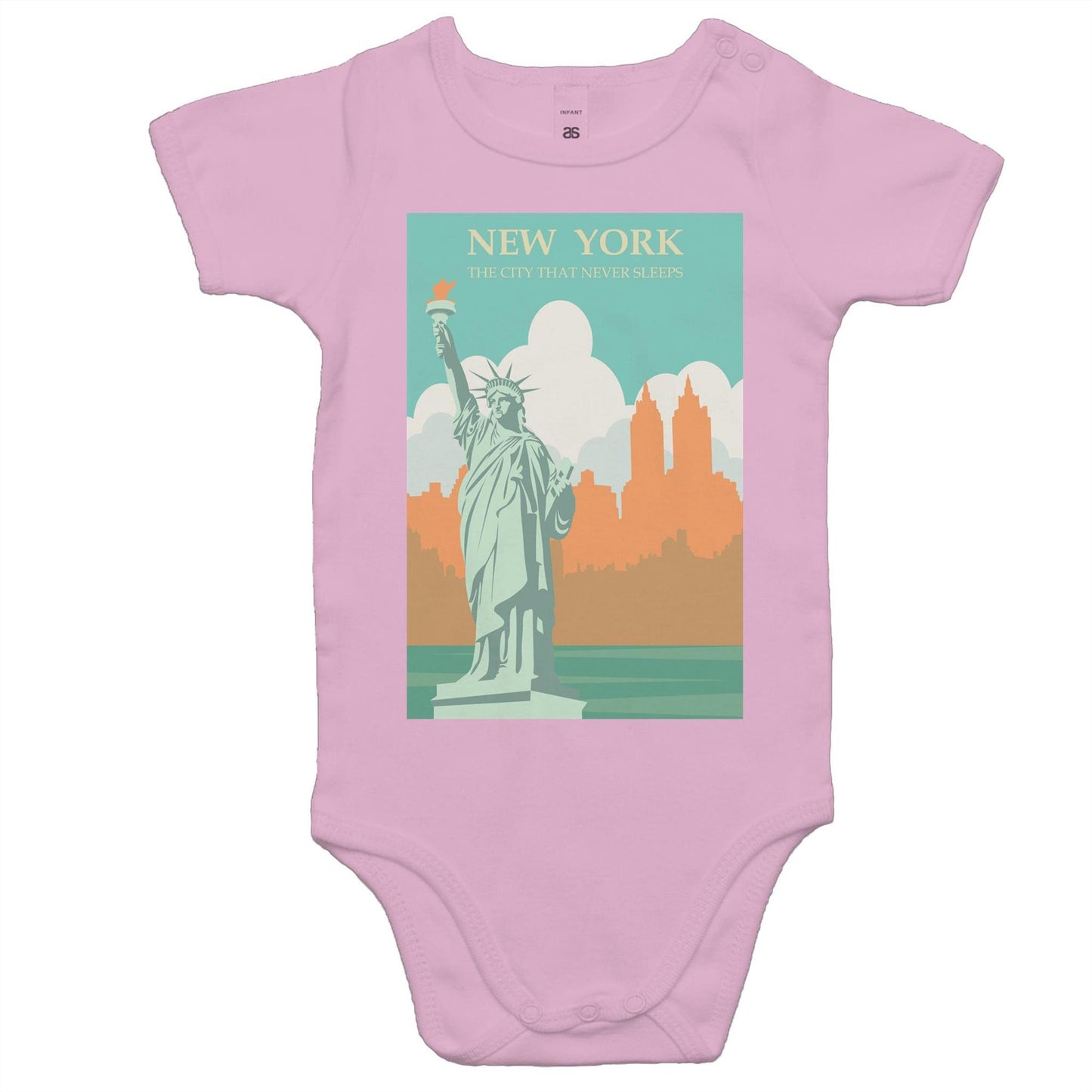 New York The City That Never Sleeps - Baby Onesie Romper