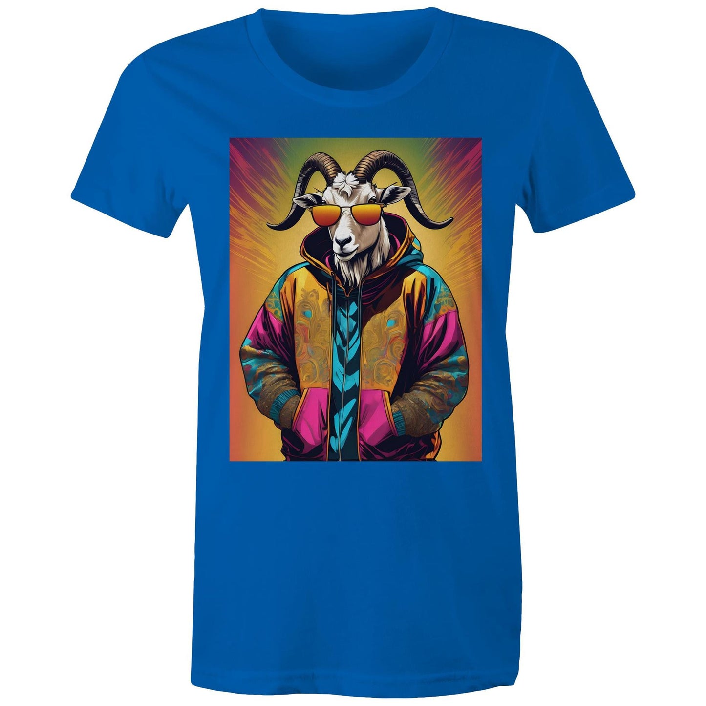 Goat In Hoodie - Women's Tee