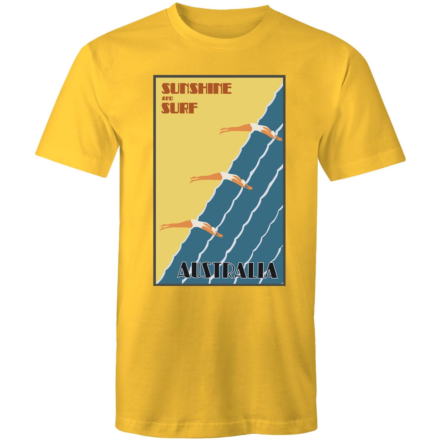 Sunshine & Surf Australia - Mens T-Shirt