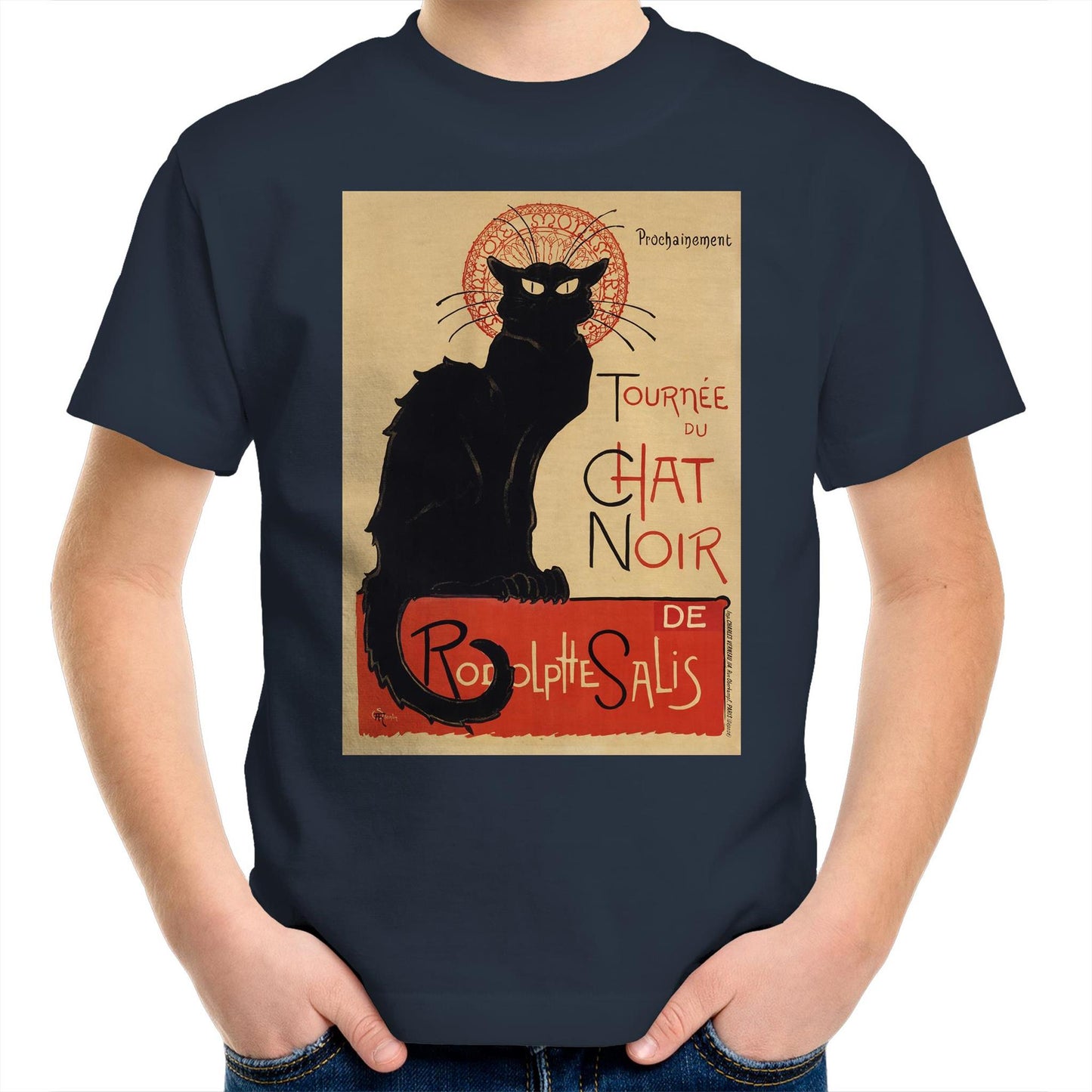 Tournée du Chat Noir by Théophile Alexandre Steinlen - Kids T-Shirt