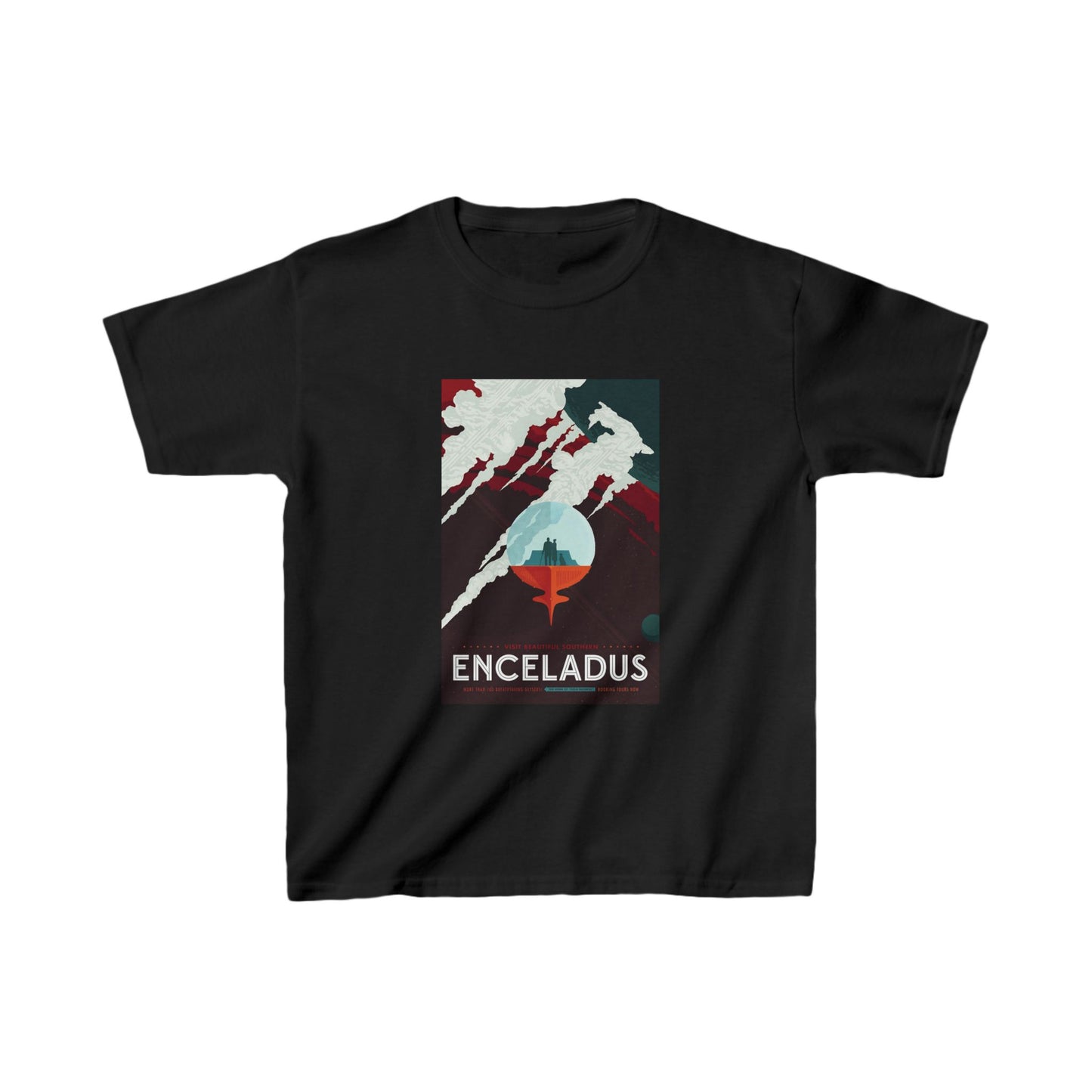 Enceladus by NASA - Kids T-Shirt