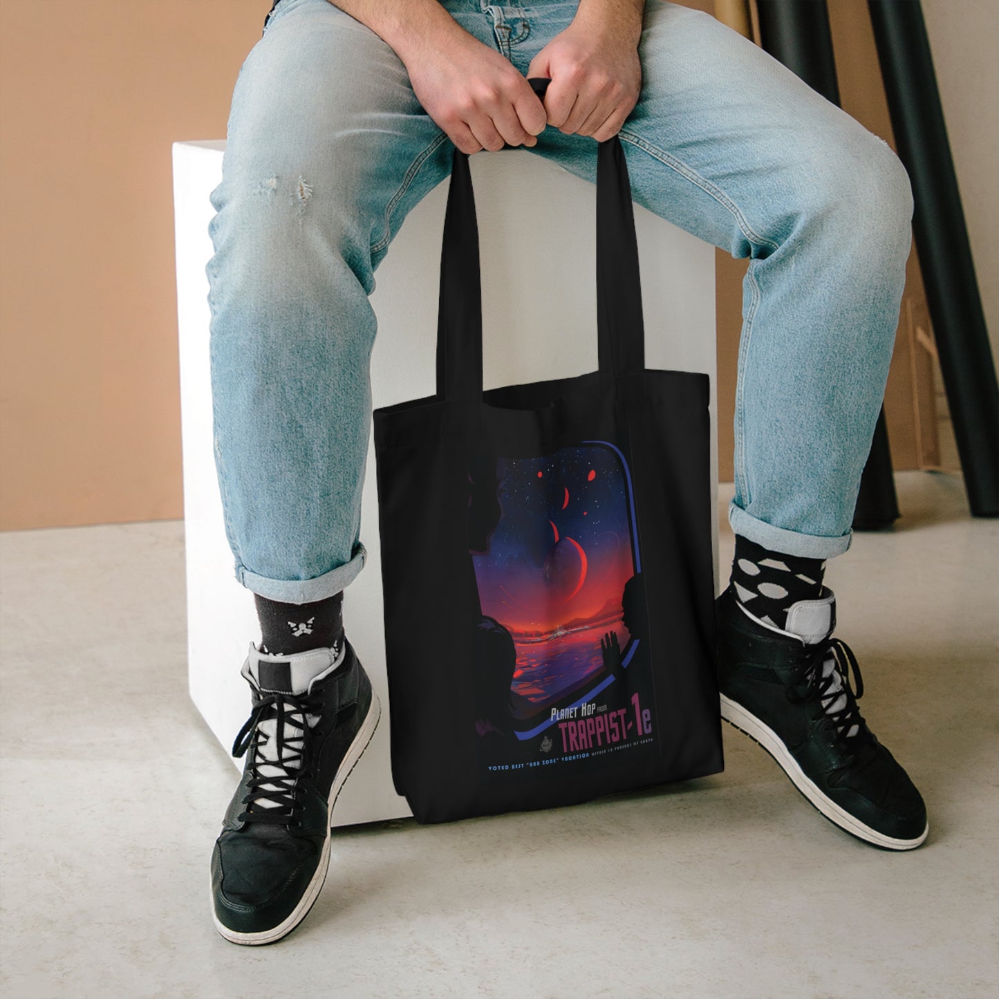 TRAPPIST-1e by NASA - Cotton Tote Bag