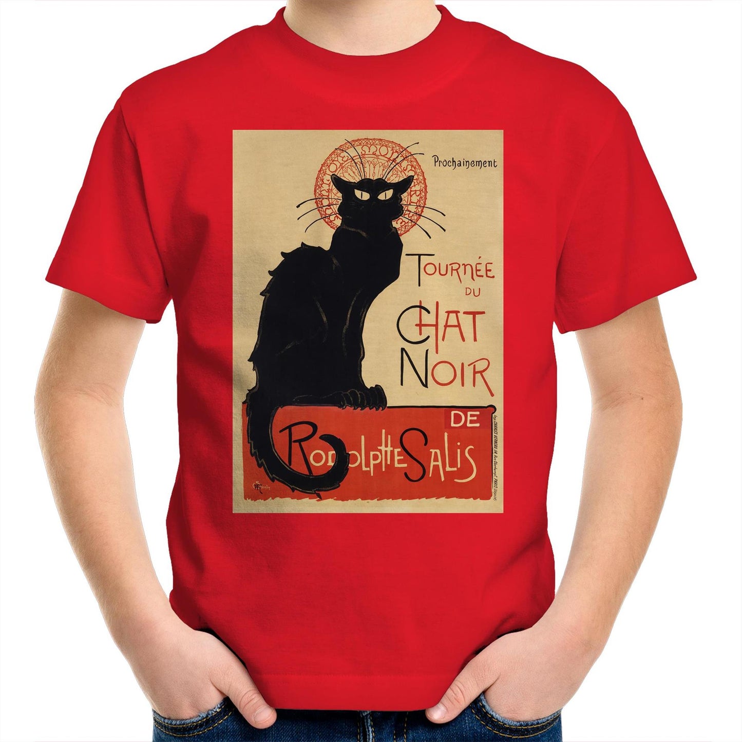Tournée du Chat Noir by Théophile Alexandre Steinlen - Kids T-Shirt
