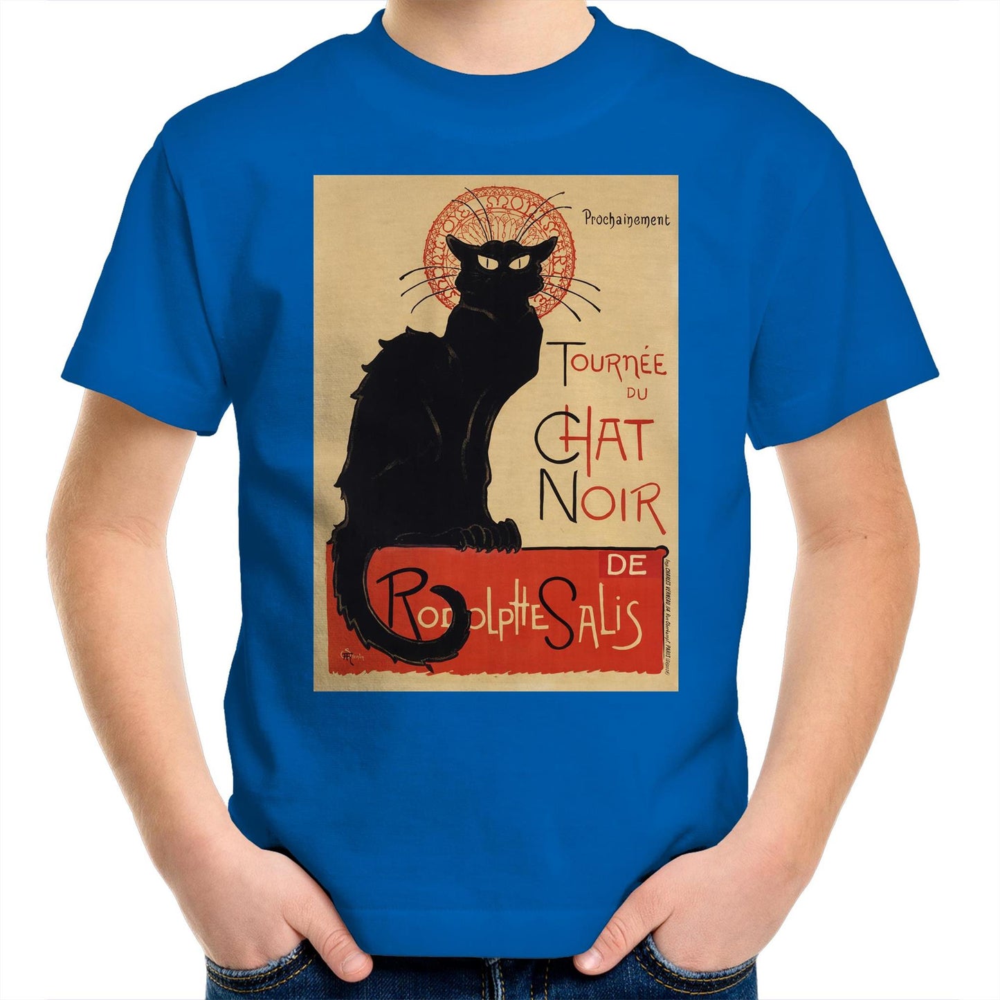 Tournée du Chat Noir by Théophile Alexandre Steinlen - Kids T-Shirt